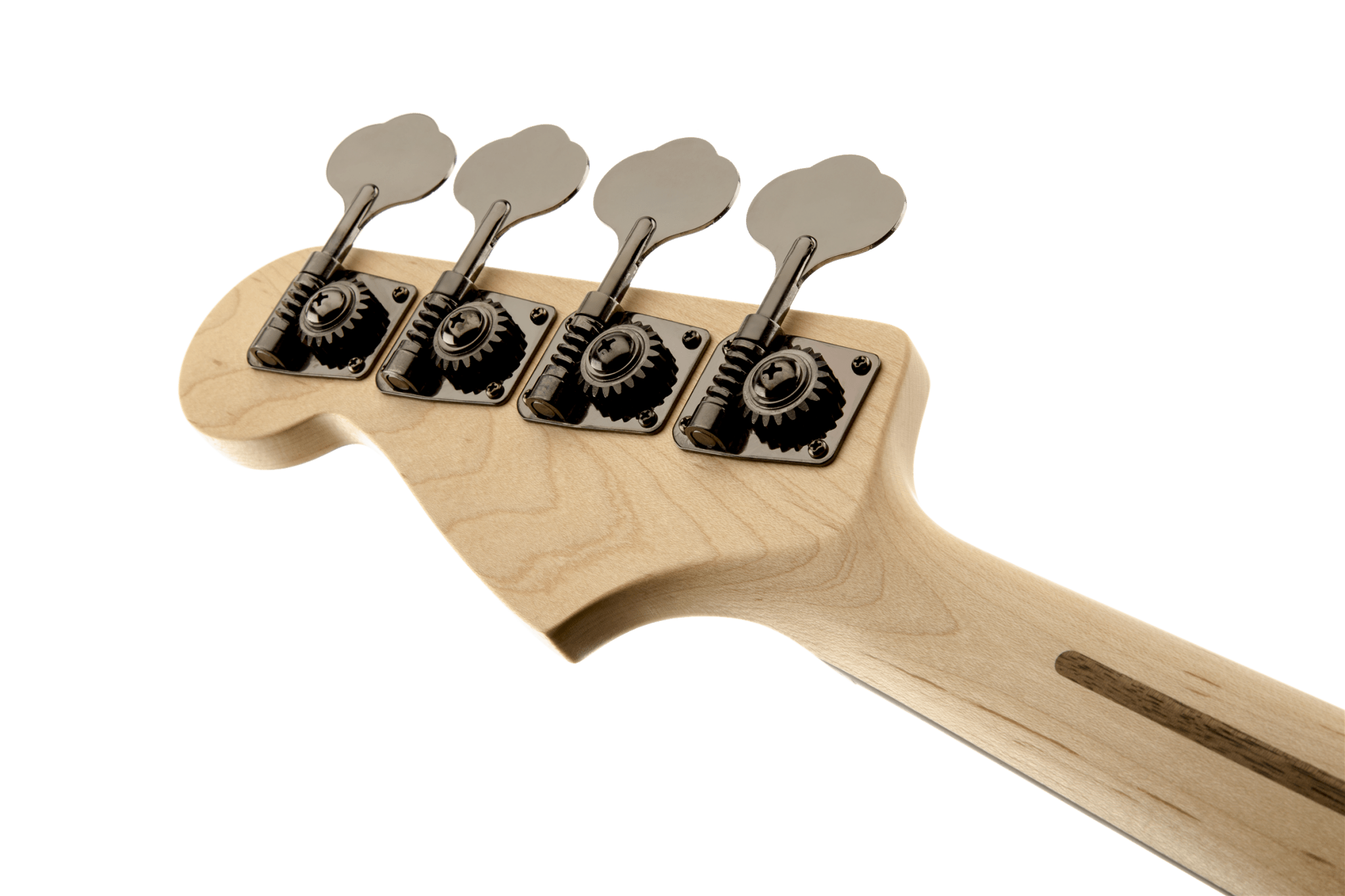 Fender Aerodyne® Jazz Bass®, Rosewood Stained Fingerboard, Black, No Pickguard by FMIC