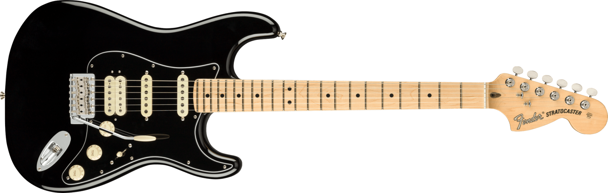 Fender American Performer Stratocaster® HSS, Maple Fingerboard, Black by FMIC
