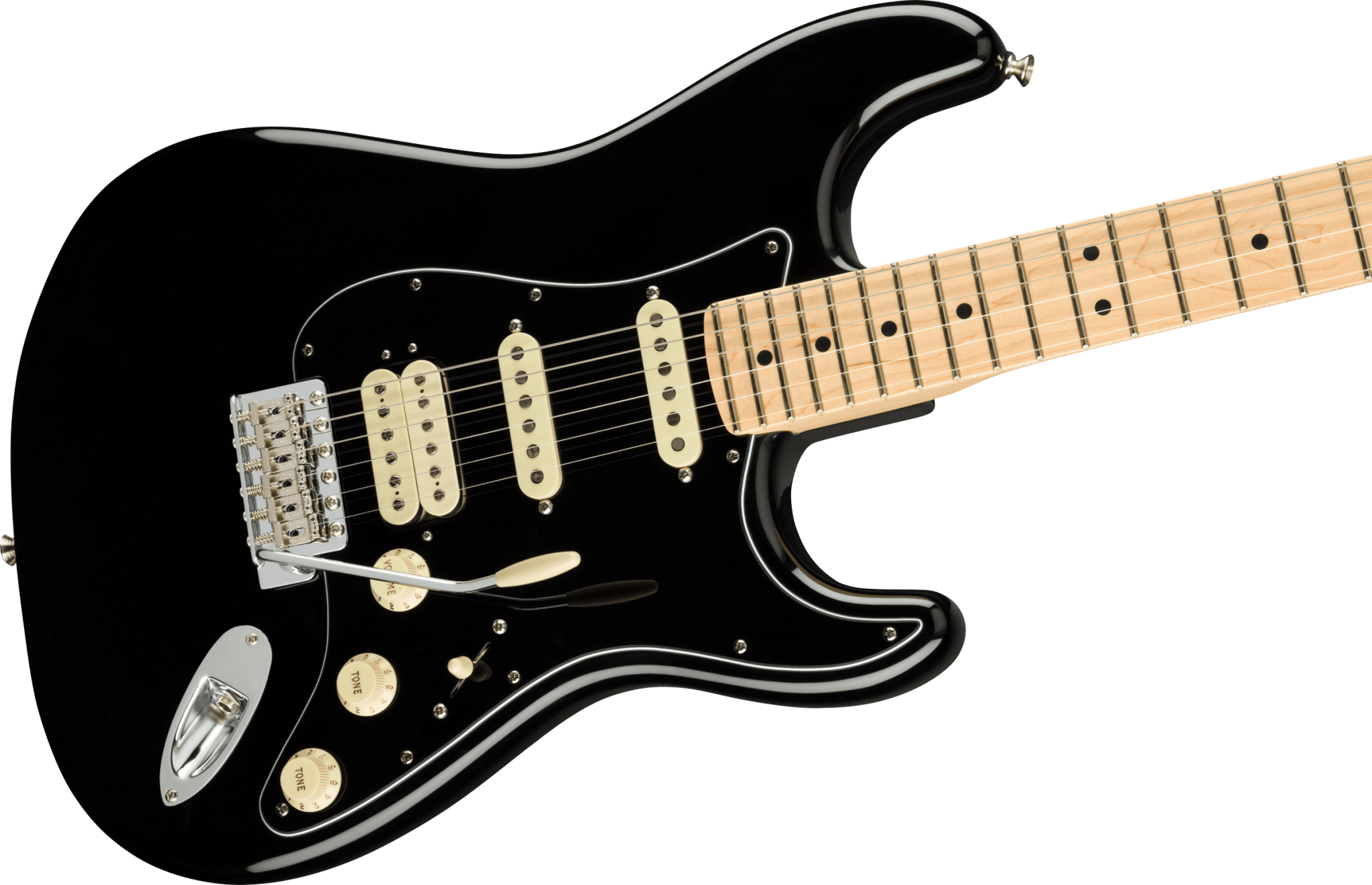 Fender American Performer Stratocaster® HSS, Maple Fingerboard, Black by FMIC