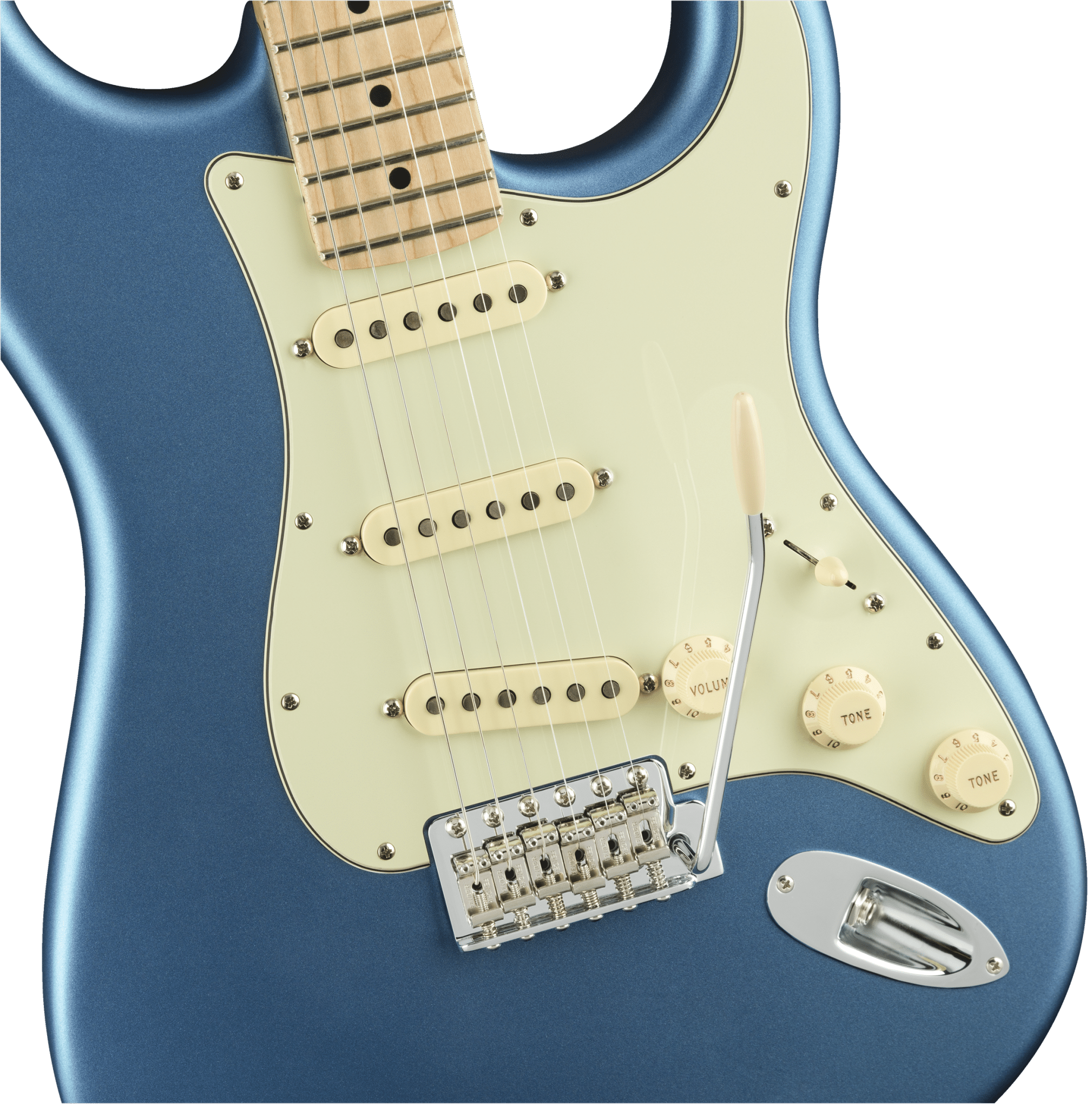 Fender American Performer Stratocaster®, Maple Fingerboard, Satin Lake Placid Blue by FMIC