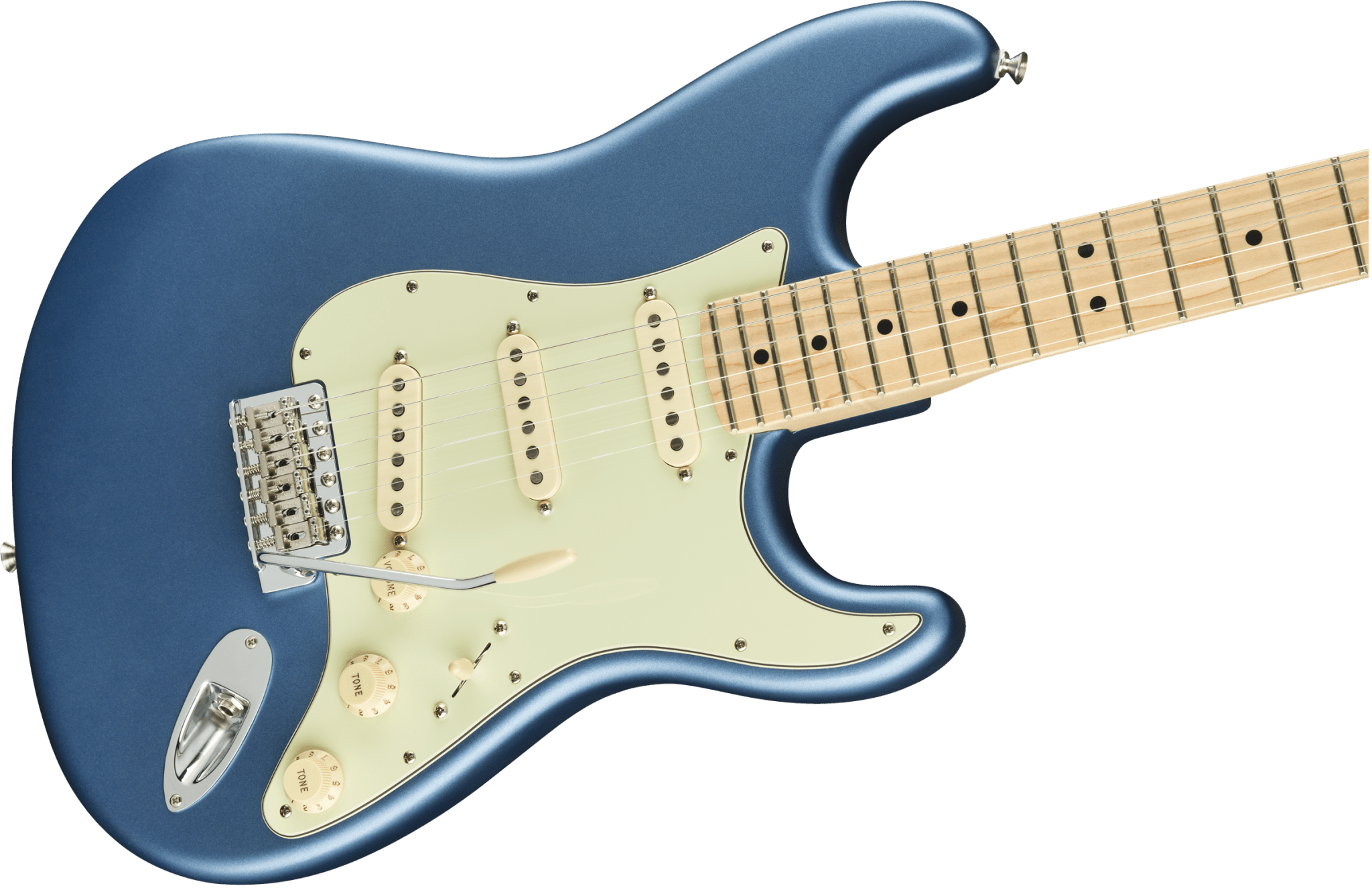 Fender American Performer Stratocaster®, Maple Fingerboard, Satin Lake Placid Blue by FMIC