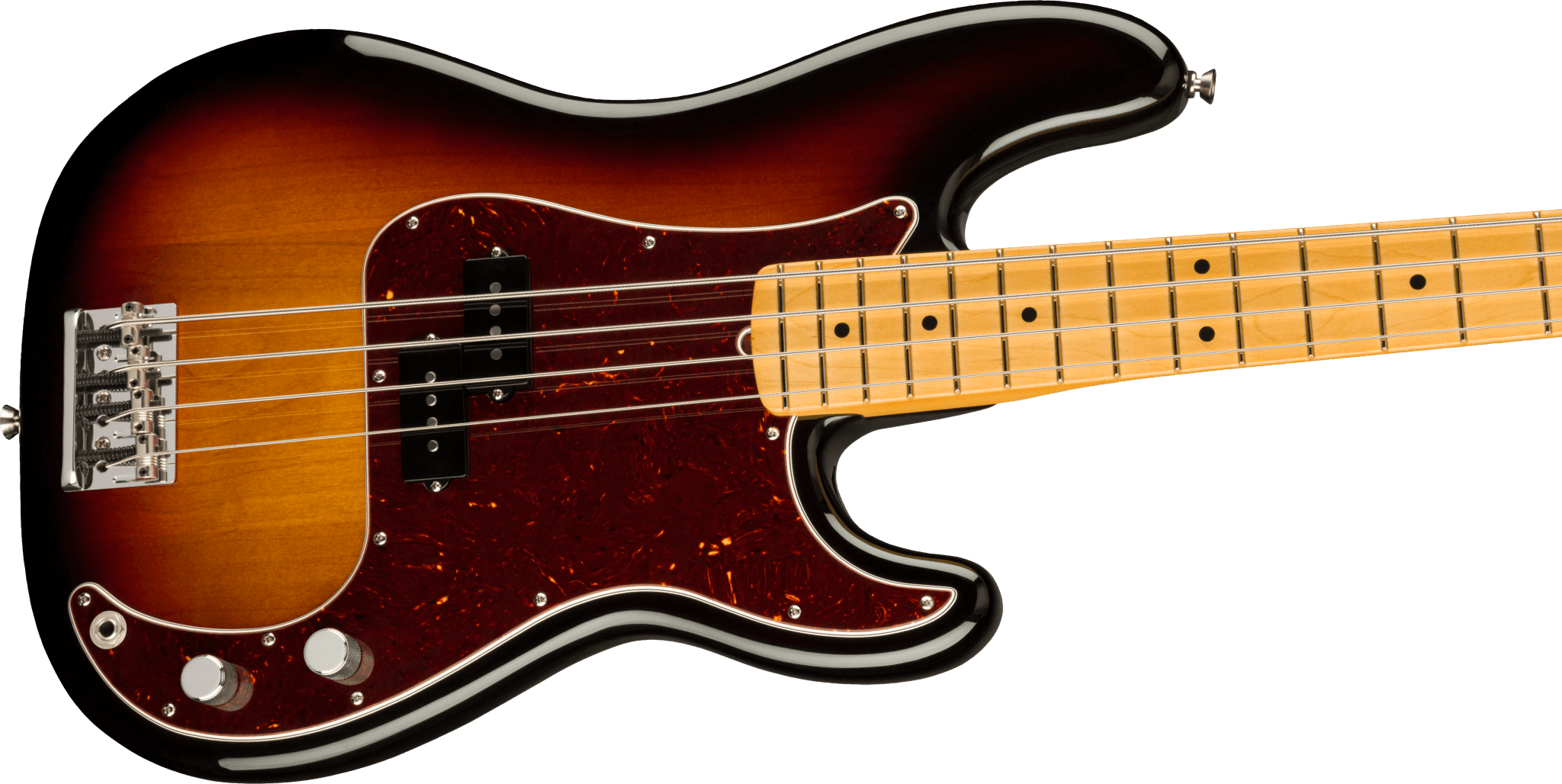 Fender American Professional II Precision Bass®, Maple Fingerboard, 3 - Color Sunburst by FMIC