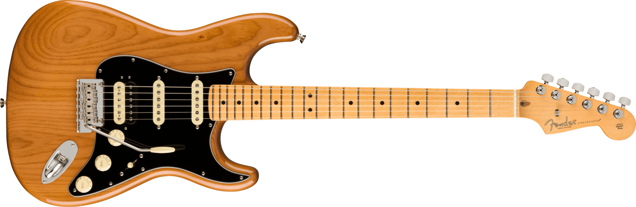 Fender American Professional II Stratocaster® HSS, Maple Fingerboard, Roasted Pine by FMIC