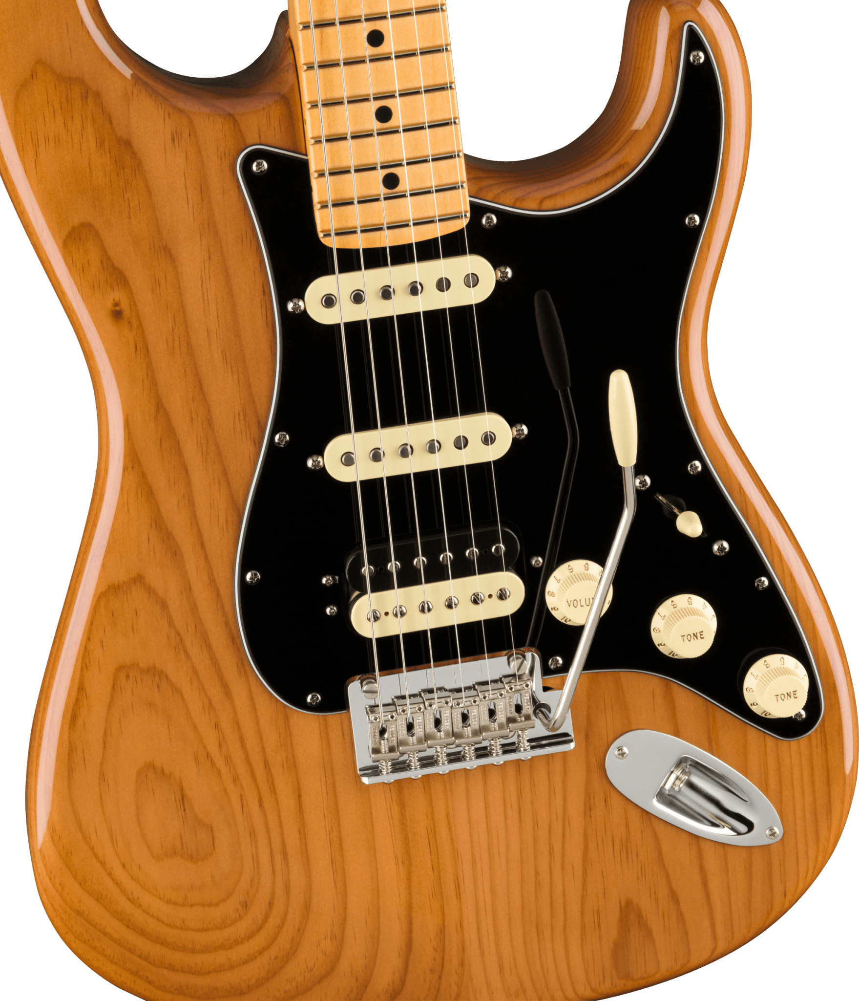 Fender American Professional II Stratocaster® HSS, Maple Fingerboard, Roasted Pine by FMIC