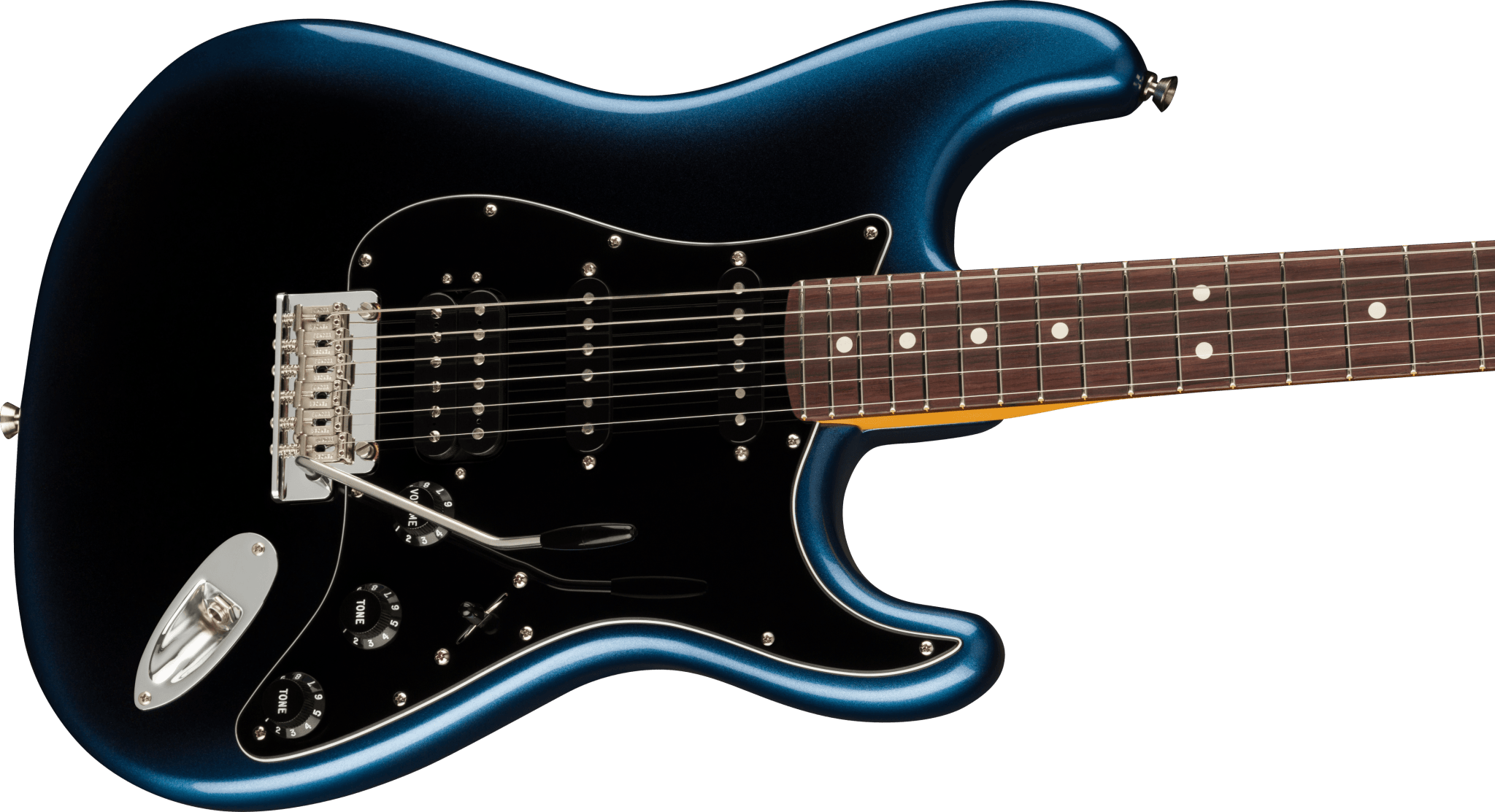 Fender American Professional II Stratocaster® HSS, Rosewood Fingerboard, Dark Night by FMIC