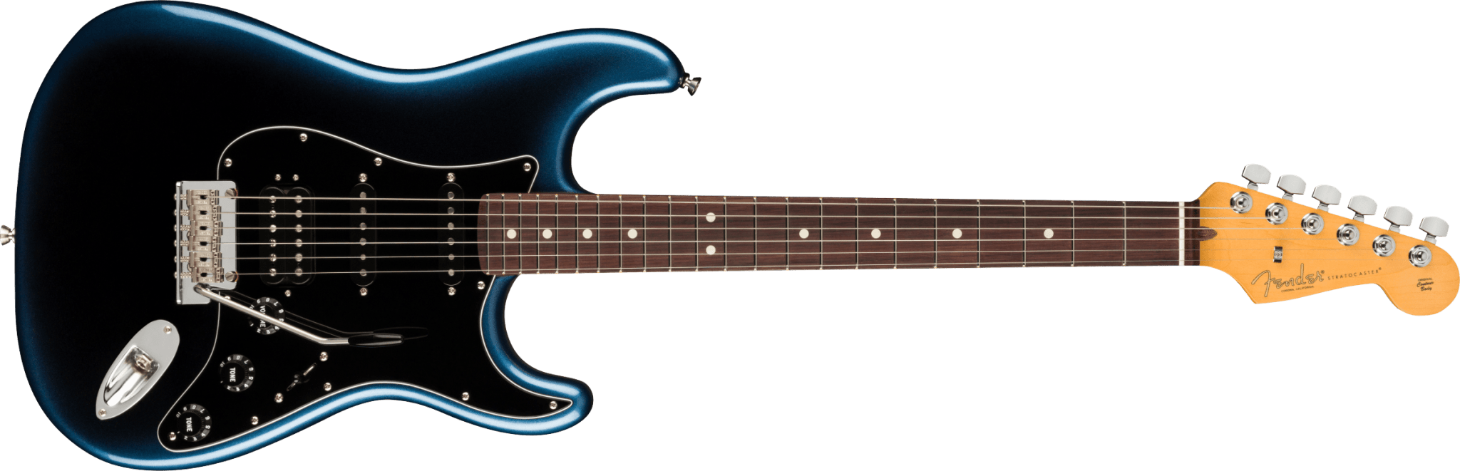 Fender American Professional II Stratocaster® HSS, Rosewood Fingerboard, Dark Night by FMIC