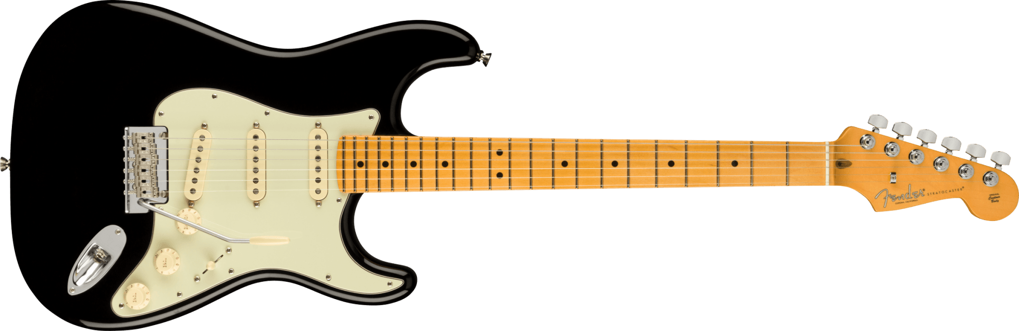 Fender American Professional II Stratocaster®, Maple Fingerboard, Black by FMIC