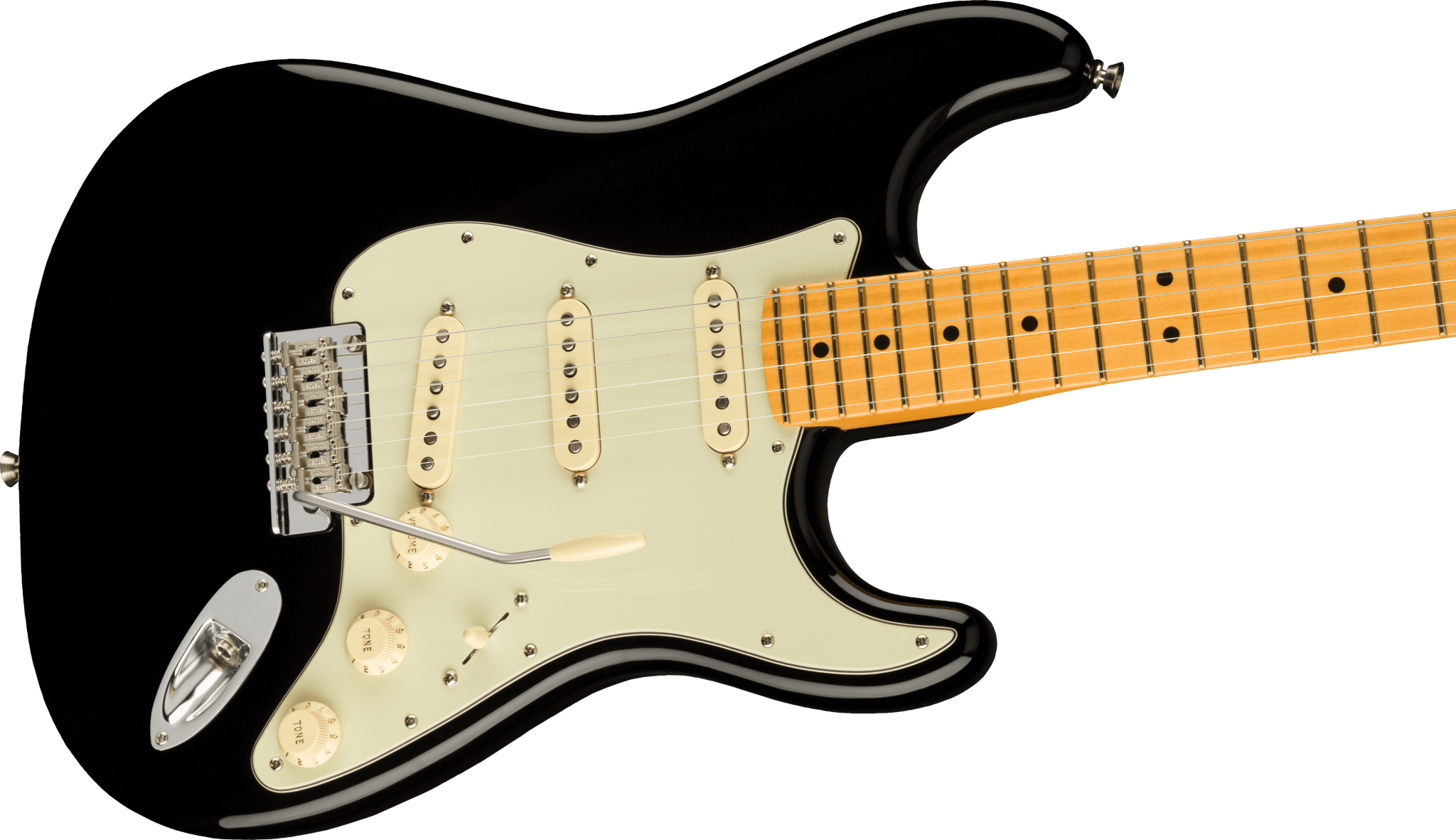 Fender American Professional II Stratocaster®, Maple Fingerboard, Black by FMIC