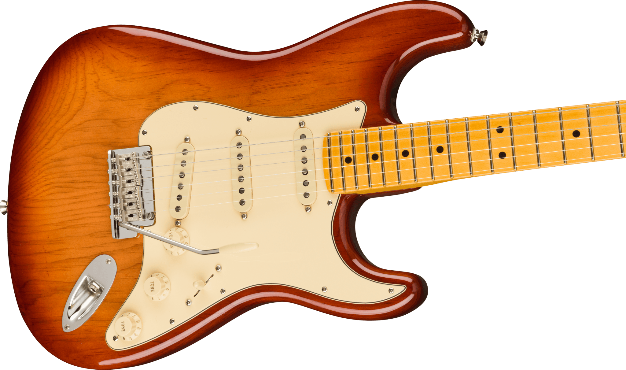 Fender American Professional II Stratocaster®, Maple Fingerboard, Sienna Sunburst by FMIC