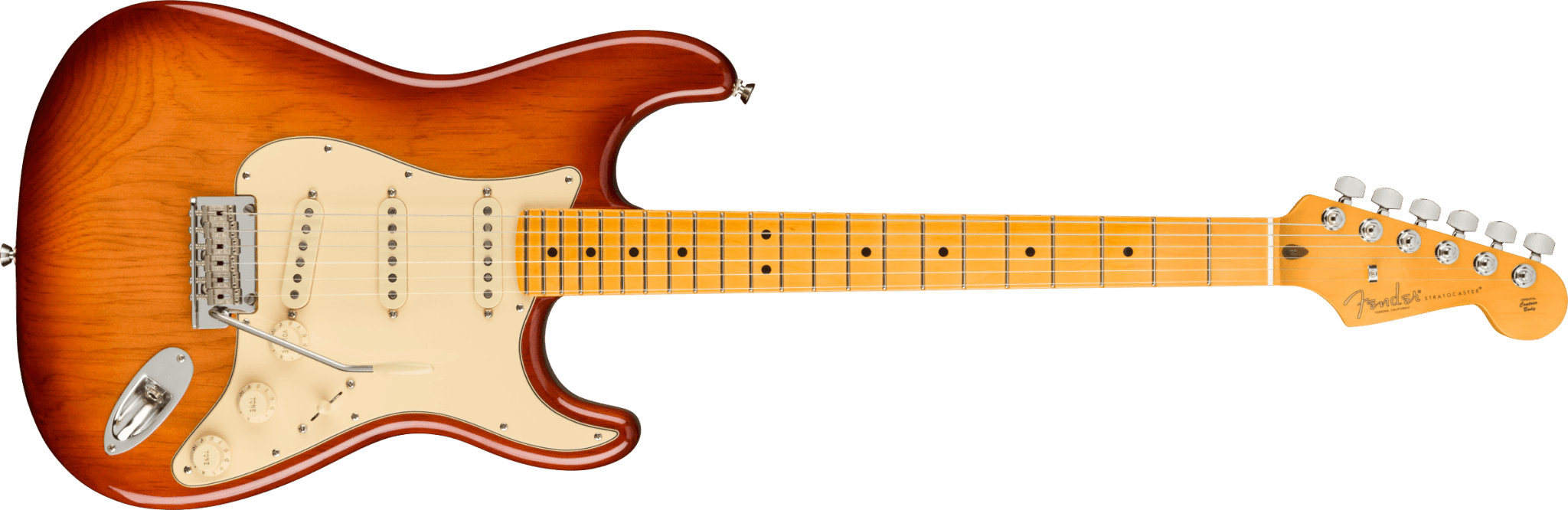 Fender American Professional II Stratocaster®, Maple Fingerboard, Sienna Sunburst by FMIC