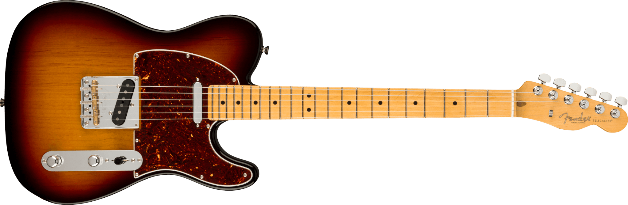 Fender American Professional II Telecaster®, Maple Fingerboard, 3 - Color Sunburst by FMIC