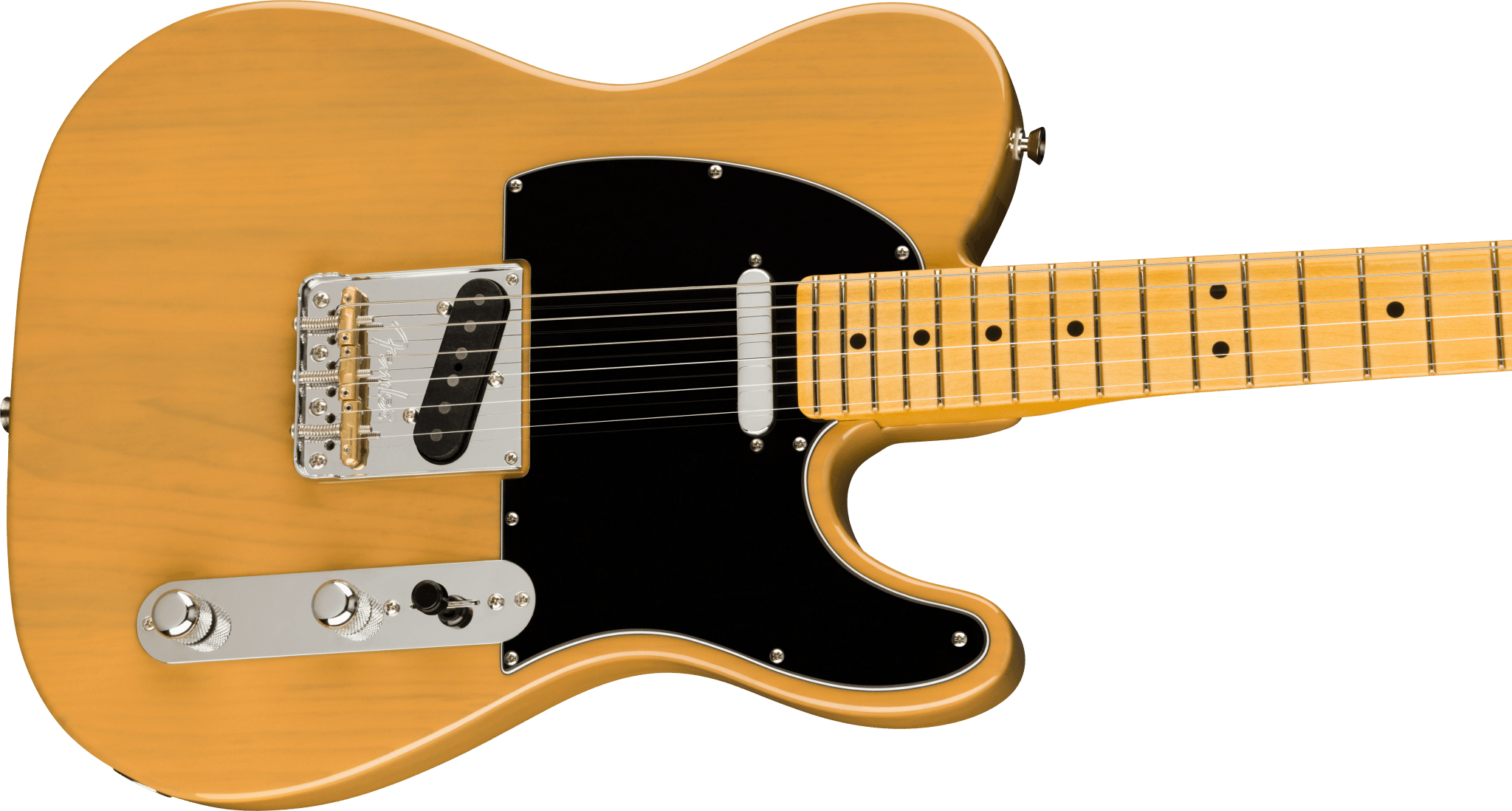Fender American Professional II Telecaster®, Maple Fingerboard, Butterscotch Blonde by FMIC