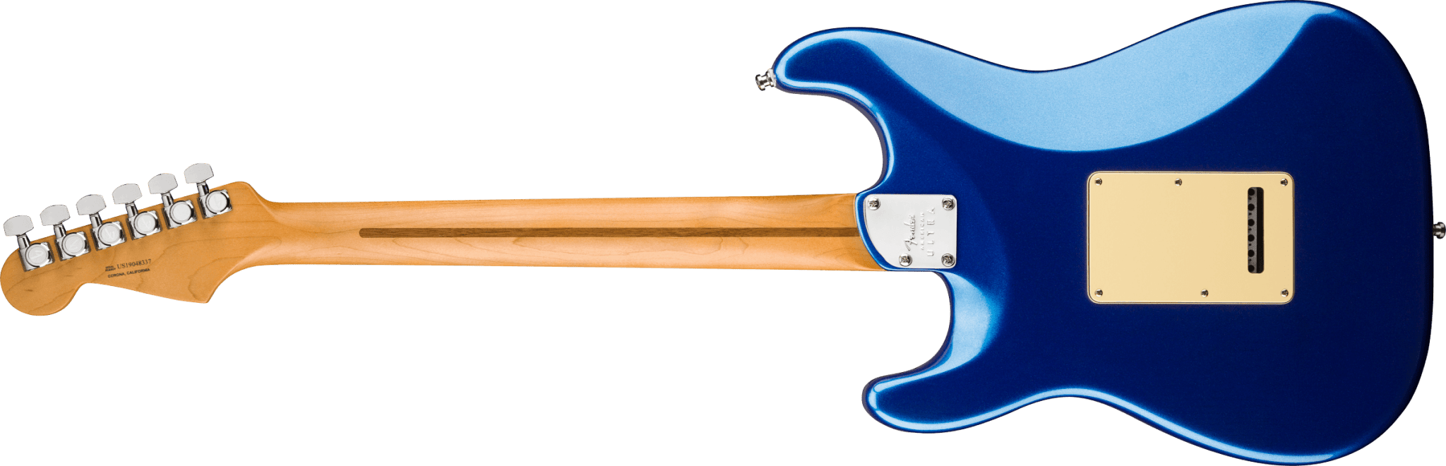 Fender American Ultra Stratocaster®, Maple Fingerboard, Cobra Blue by FMIC