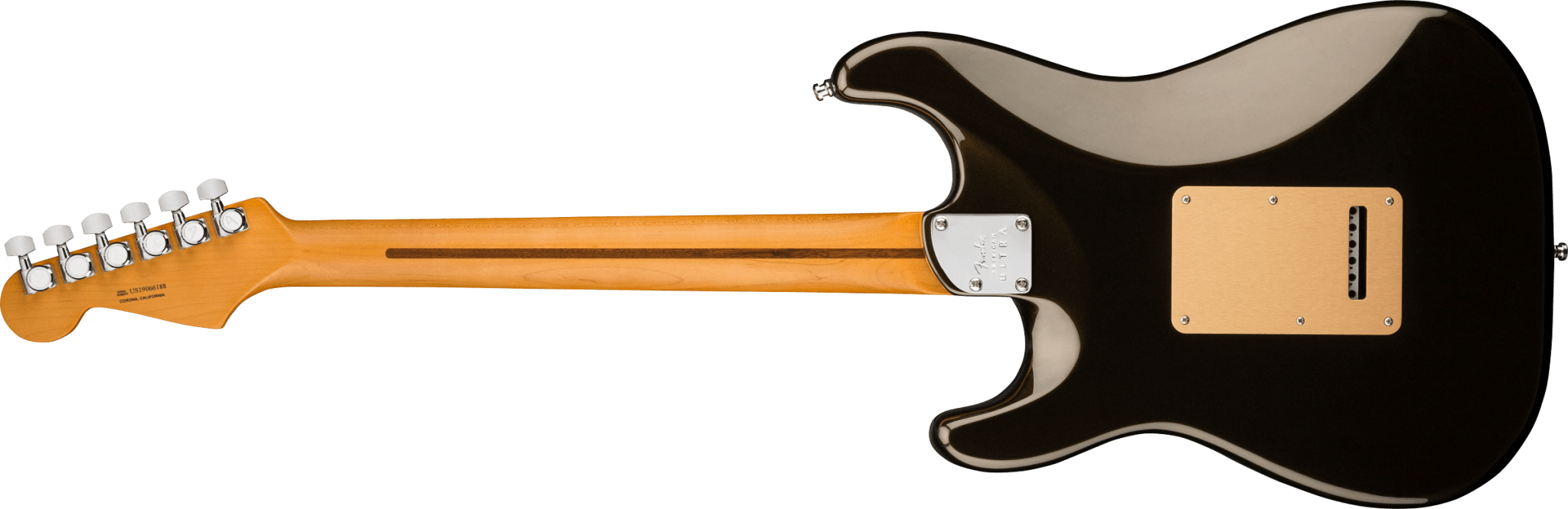 Fender American Ultra Stratocaster®, Maple Fingerboard, Texas Tea by FMIC