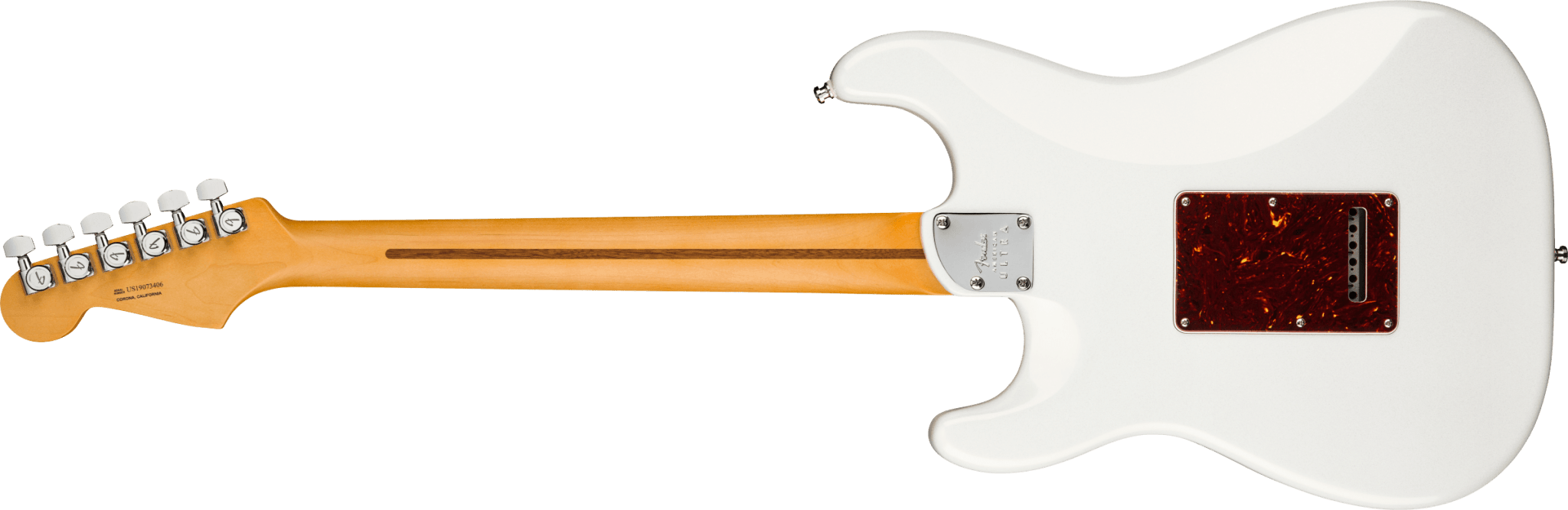 Fender American Ultra Stratocaster®, Rosewood Fingerboard, Arctic Pearl by FMIC