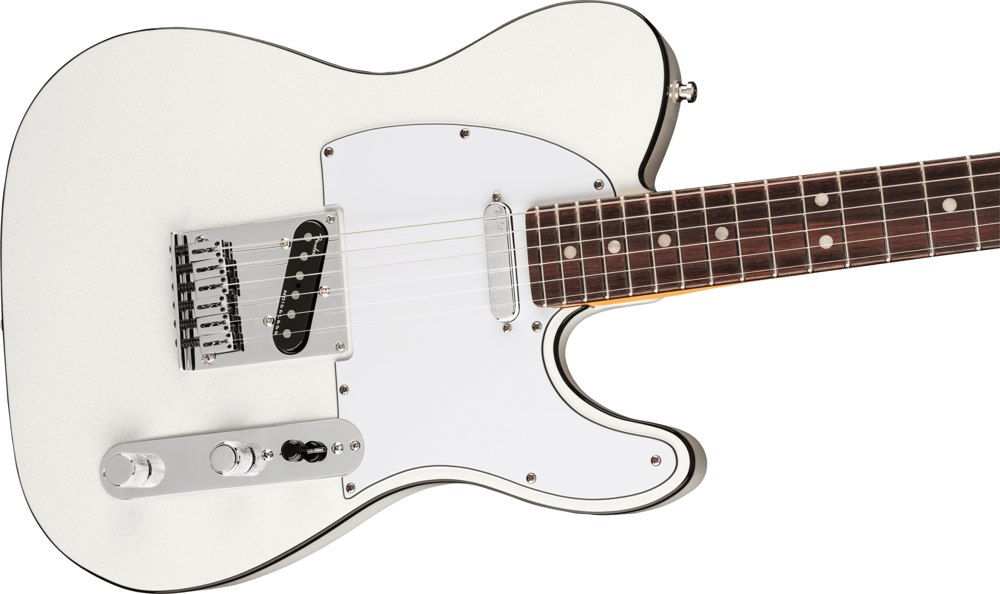 Fender American Ultra Telecaster®, Rosewood Fingerboard, Arctic Pearl by FMIC