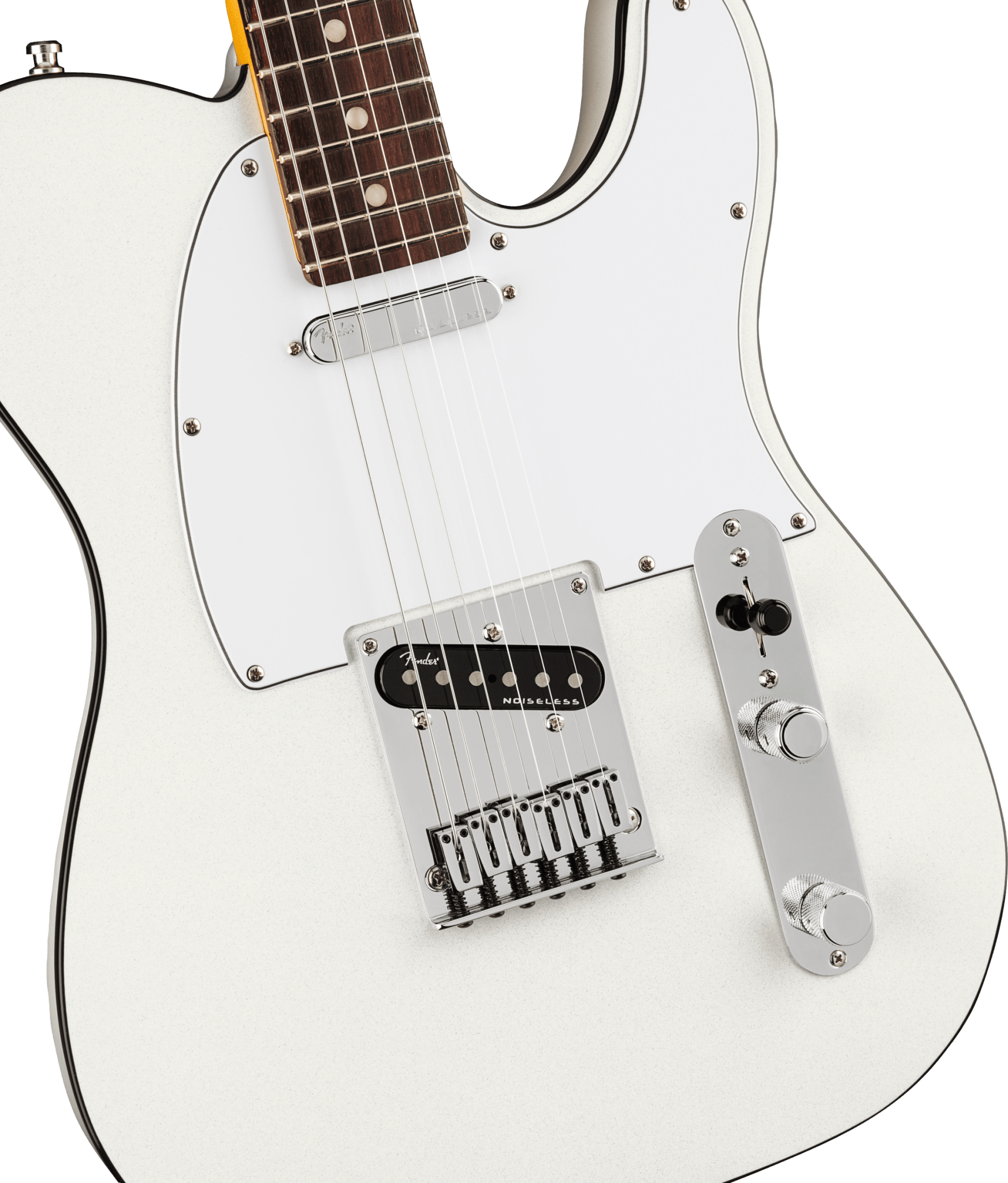 Fender American Ultra Telecaster®, Rosewood Fingerboard, Arctic Pearl by FMIC