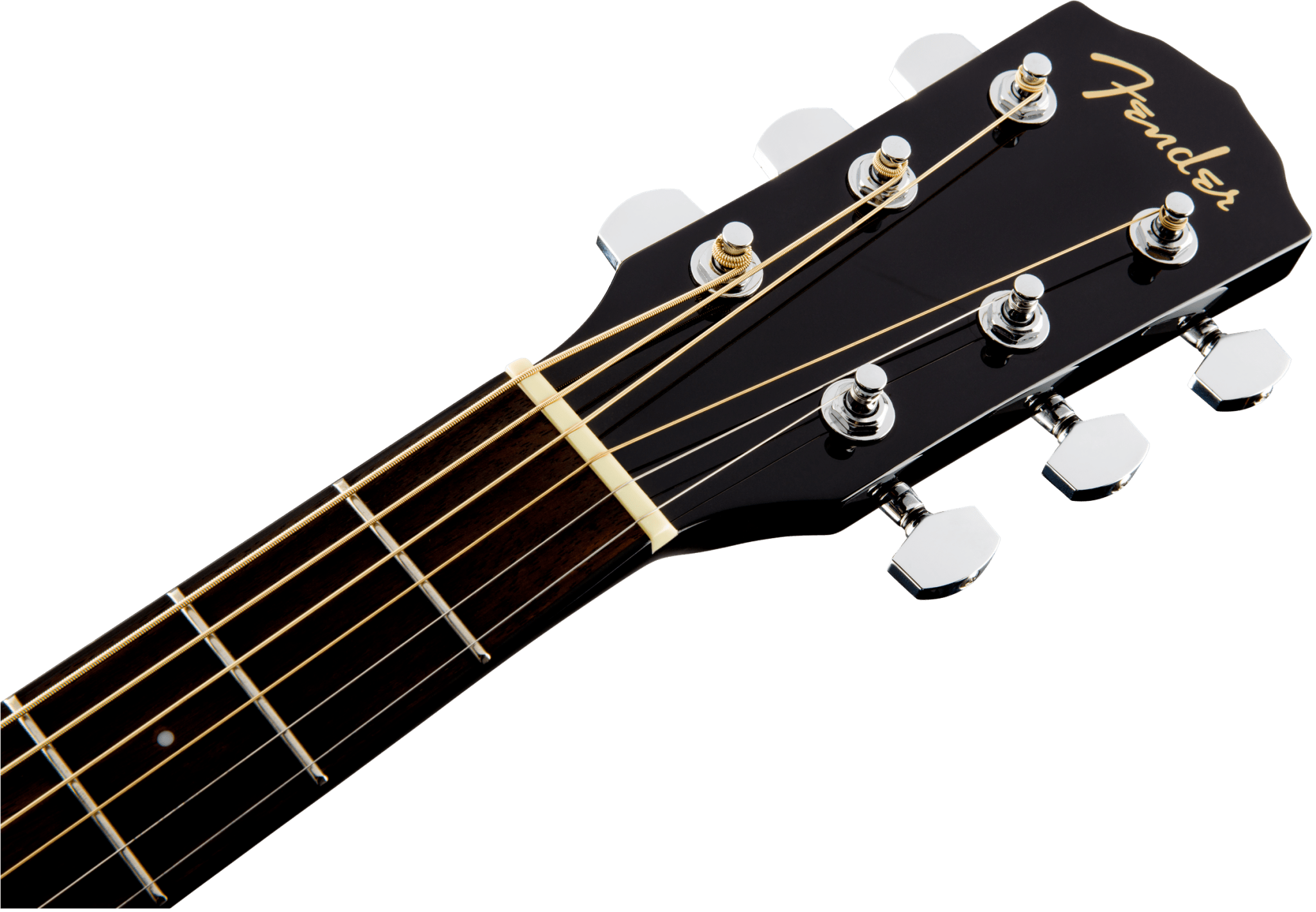 Fender CD - 60SCE Dreadnought, Walnut Fingerboard, Black by FMIC
