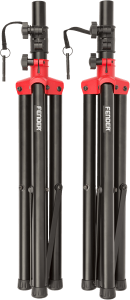 Fender Compact Speaker Stands with Bag, Black by FMIC