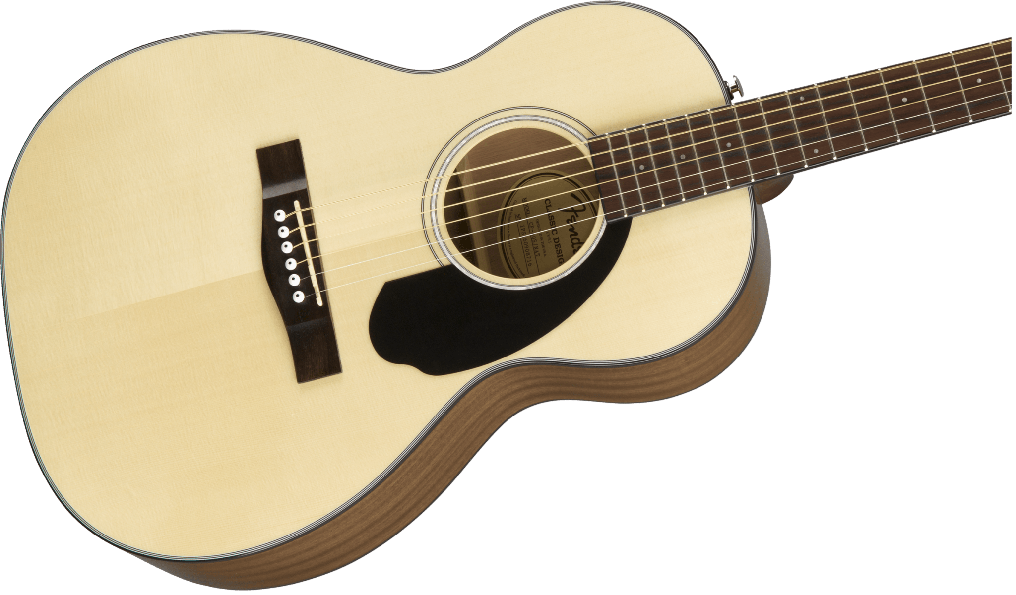 Fender CP - 60S Parlor, Walnut Fingerboard, Natural by FMIC
