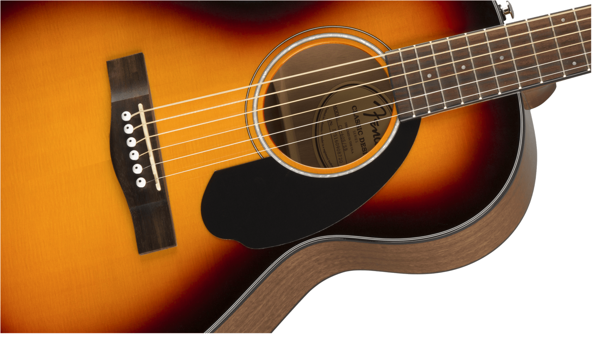 Fender CP - 60S Parlor, Walnut Fingerboard, Sunburst by FMIC
