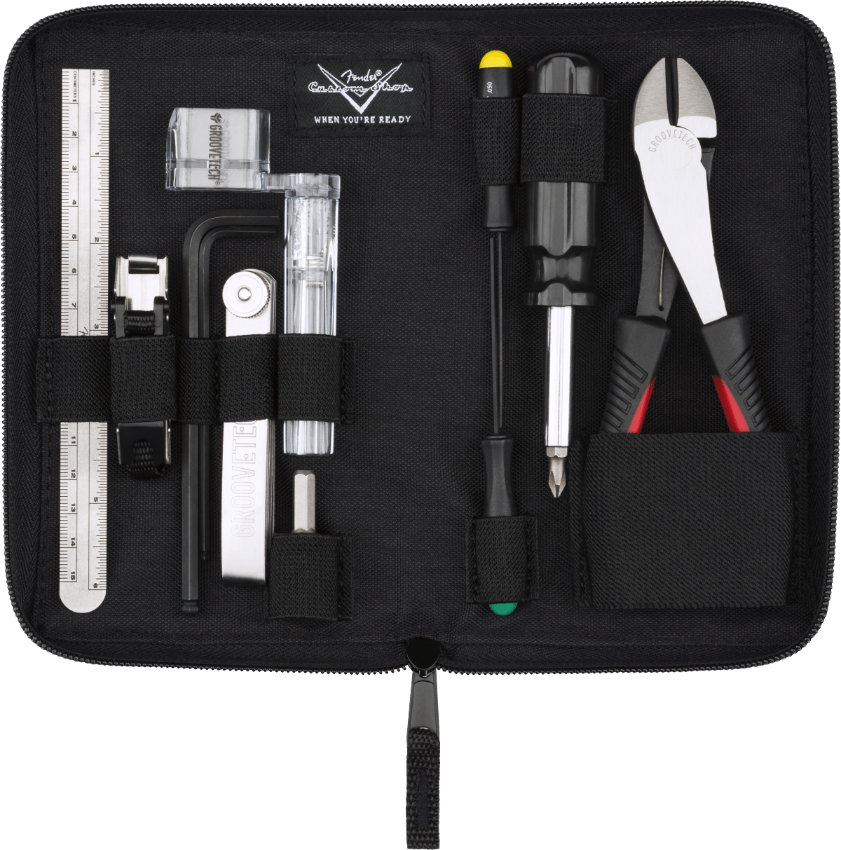 Fender Custom Shop Tool Kit by GrooveTech®, Black by FMIC