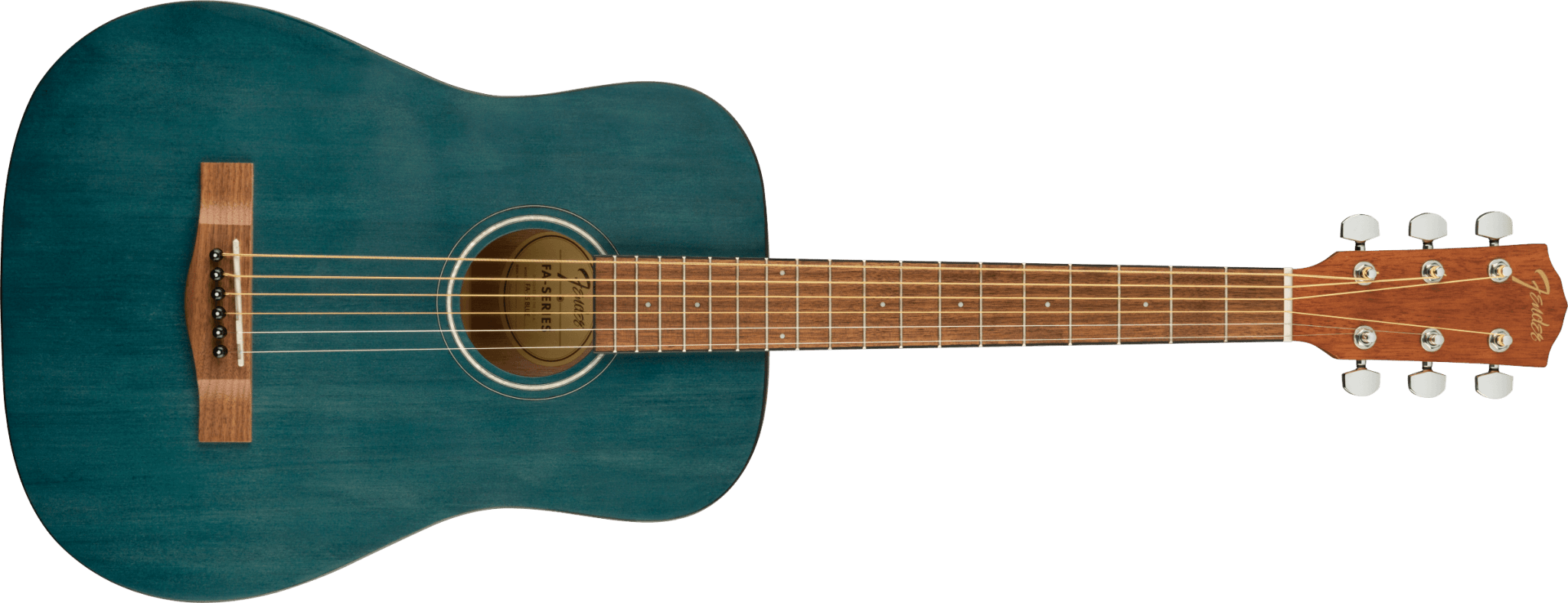 Fender FA - 15 3/4 Scale Steel String with Gig Bag, Walnut Fingerboard by FMIC