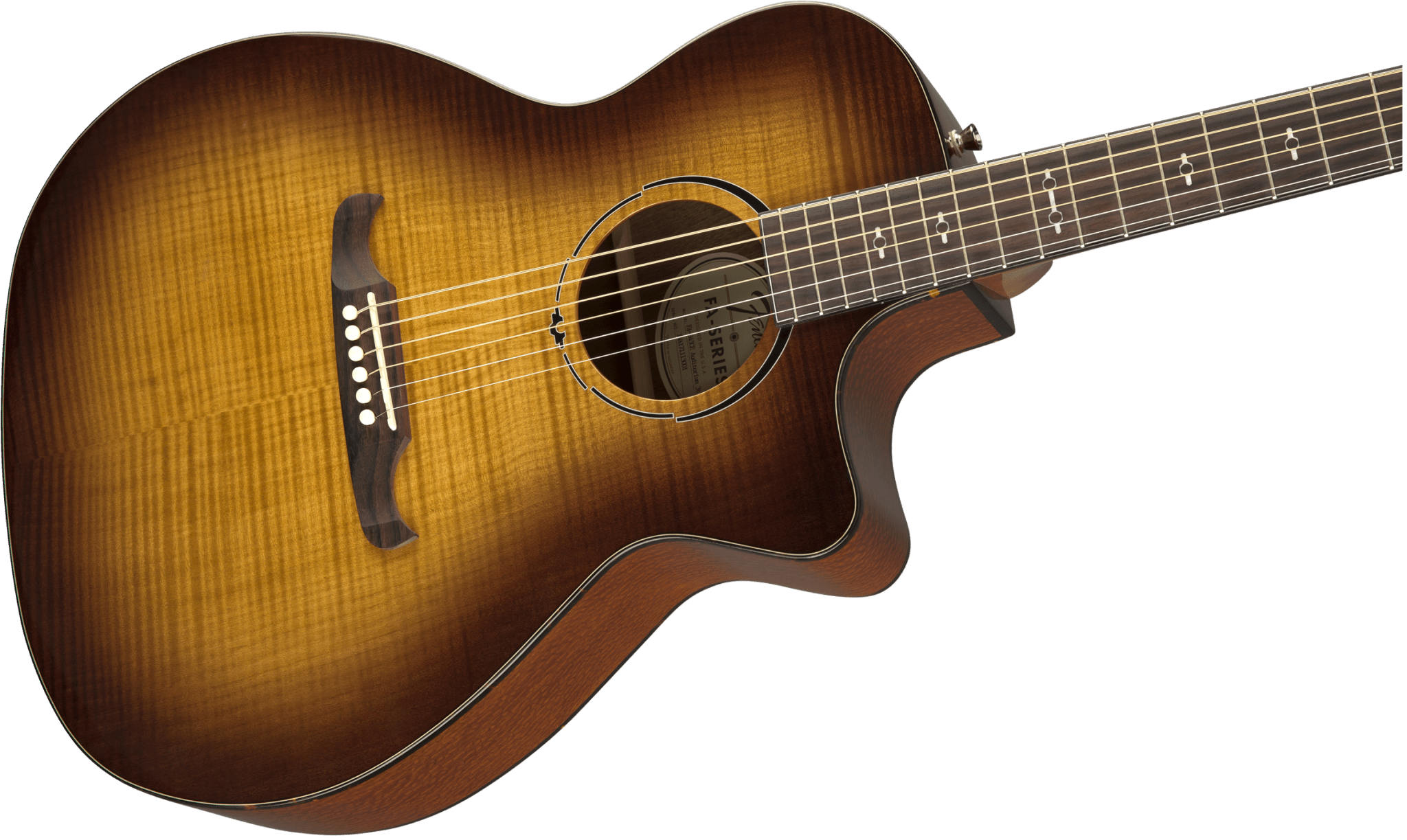 Fender FA - 345CE Auditorium, Laurel Fingerboard, 3 - Tone Tea Burst by FMIC