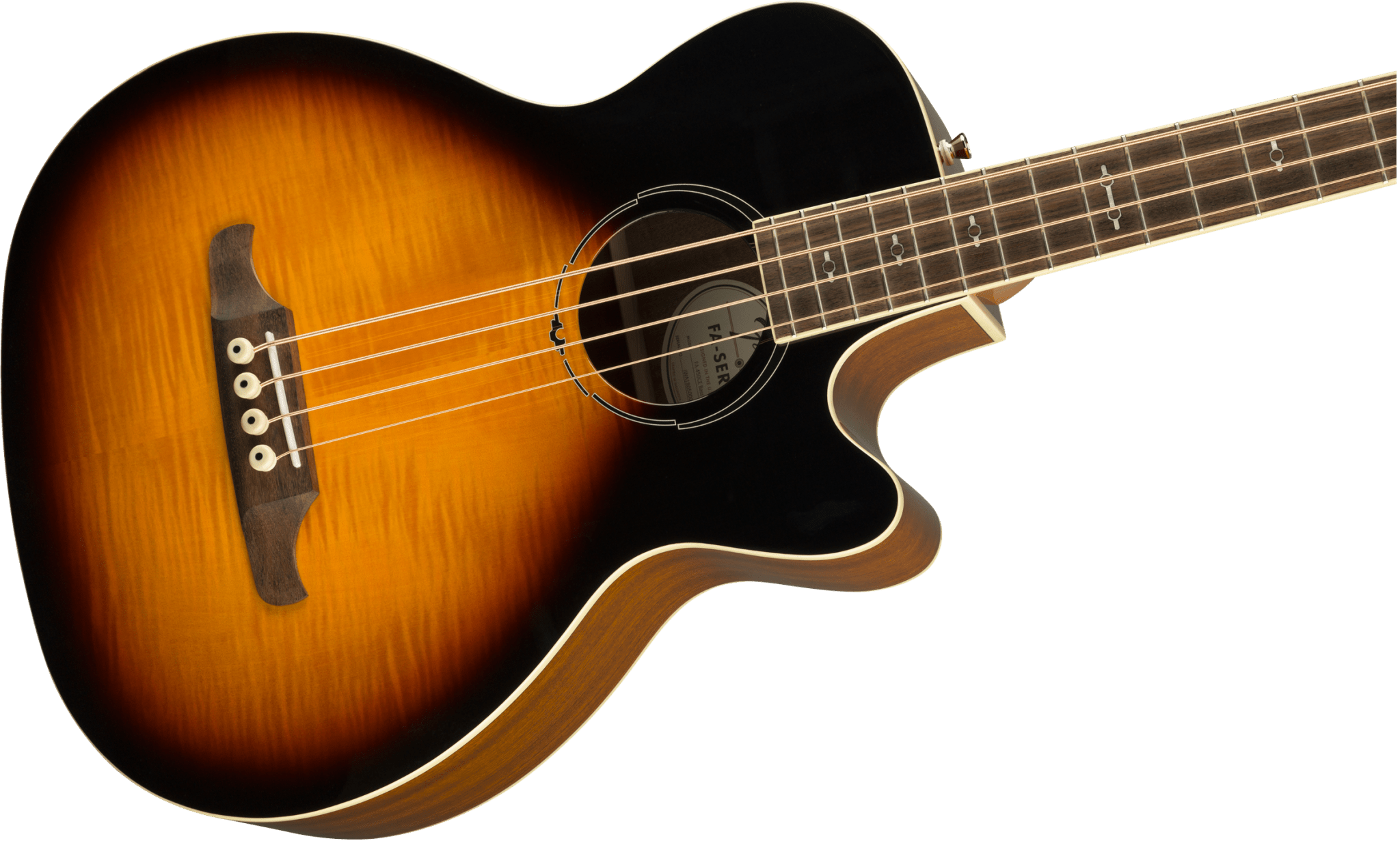 Fender FA - 450CE Bass, Laurel Fingerboard, 3 - Color Sunburst by FMIC