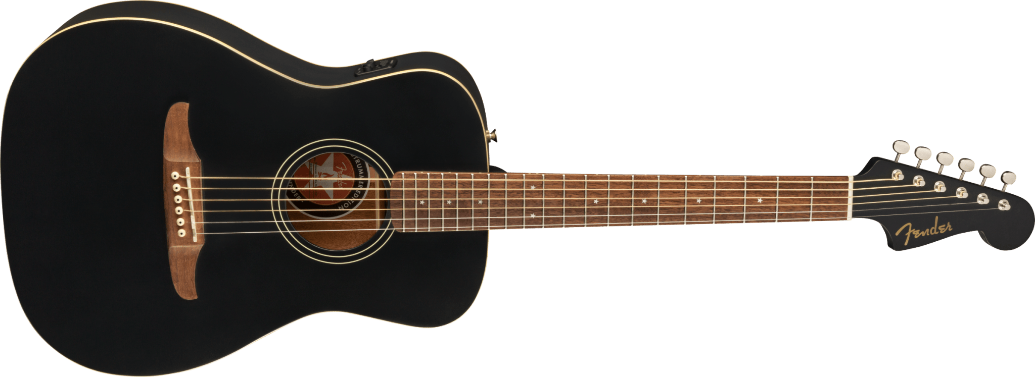 Fender Joe Strummer Campfire, Walnut Fingerboard, Matte Black by FMIC