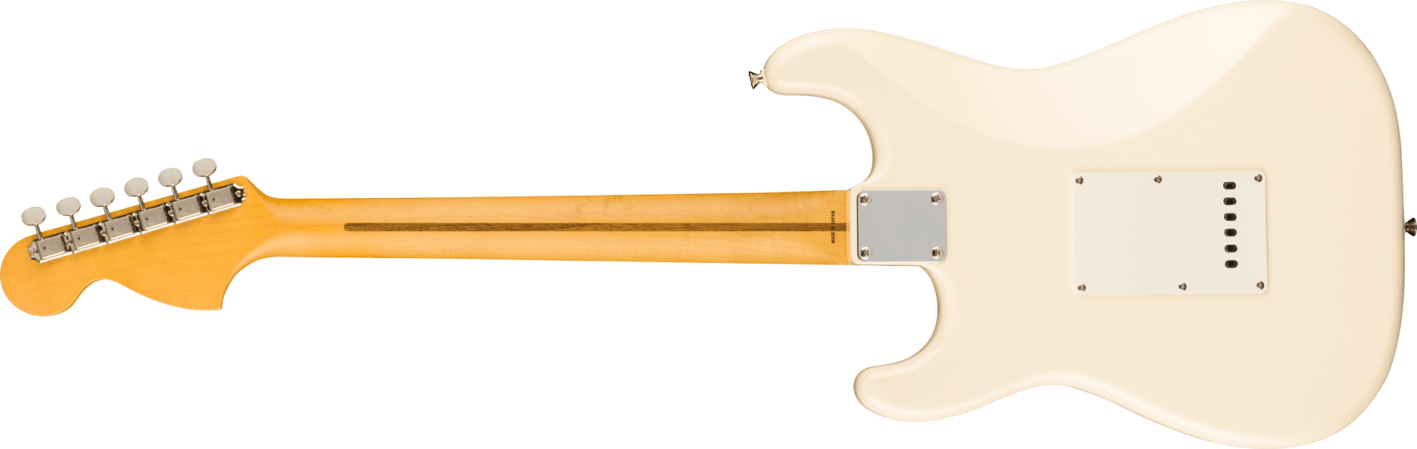 Fender JV Modified '60s Stratocaster®, Maple Fingerboard, Olympic White by FMIC