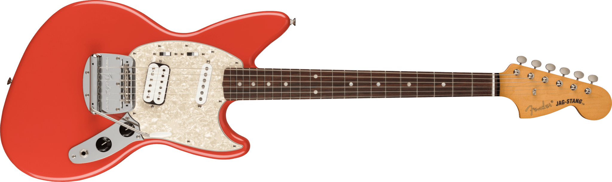 Fender Kurt Cobain Jag - Stang®, Rosewood Fingerboard, Fiesta Red by FMIC