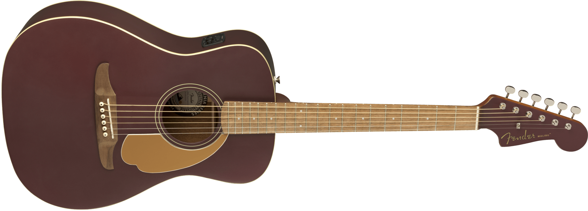 Fender Malibu Player, Walnut Fingerboard, Burgundy Satin by FMIC