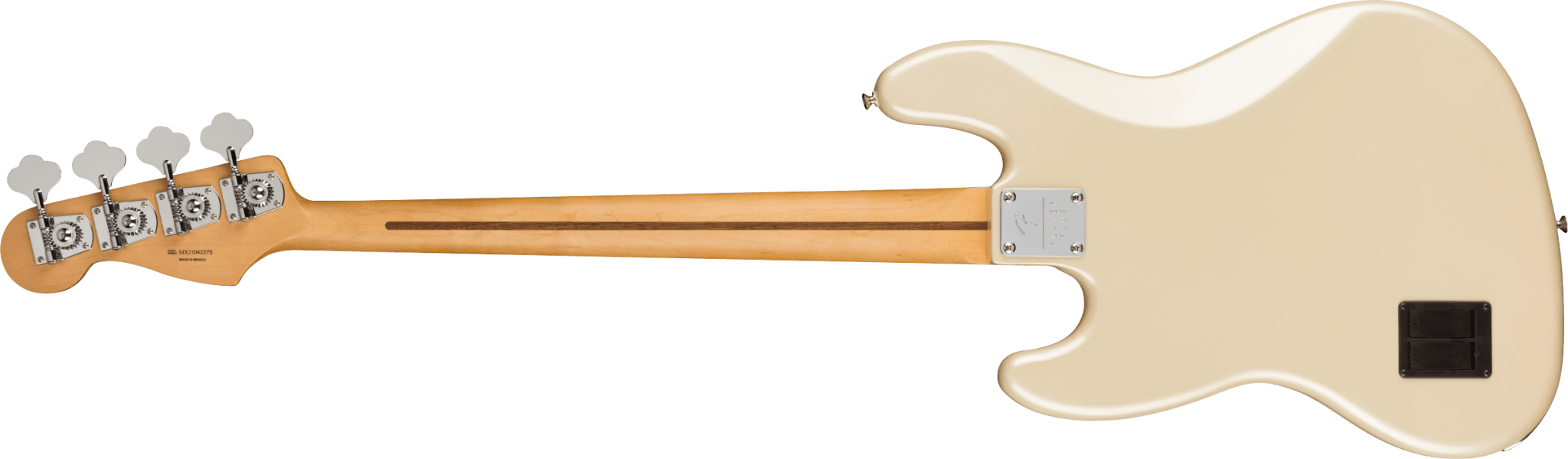 Fender Player Plus Jazz Bass®, Maple Fingerboard, Olympic Pearl by FMIC
