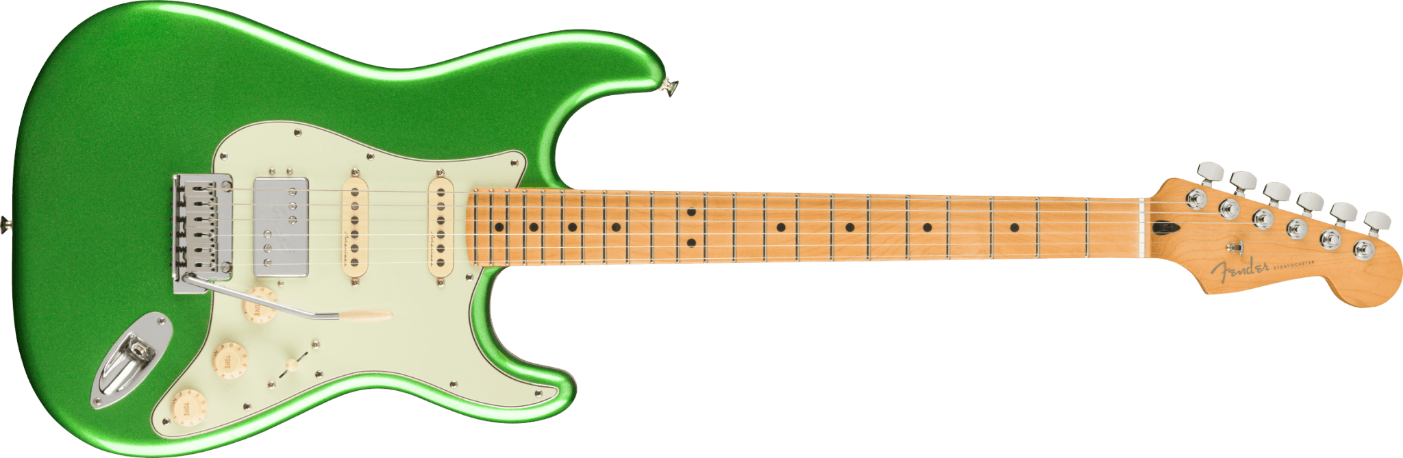 Fender Player Plus Stratocaster HSS, Maple Fingerboard, Cosmic Jade by FMIC