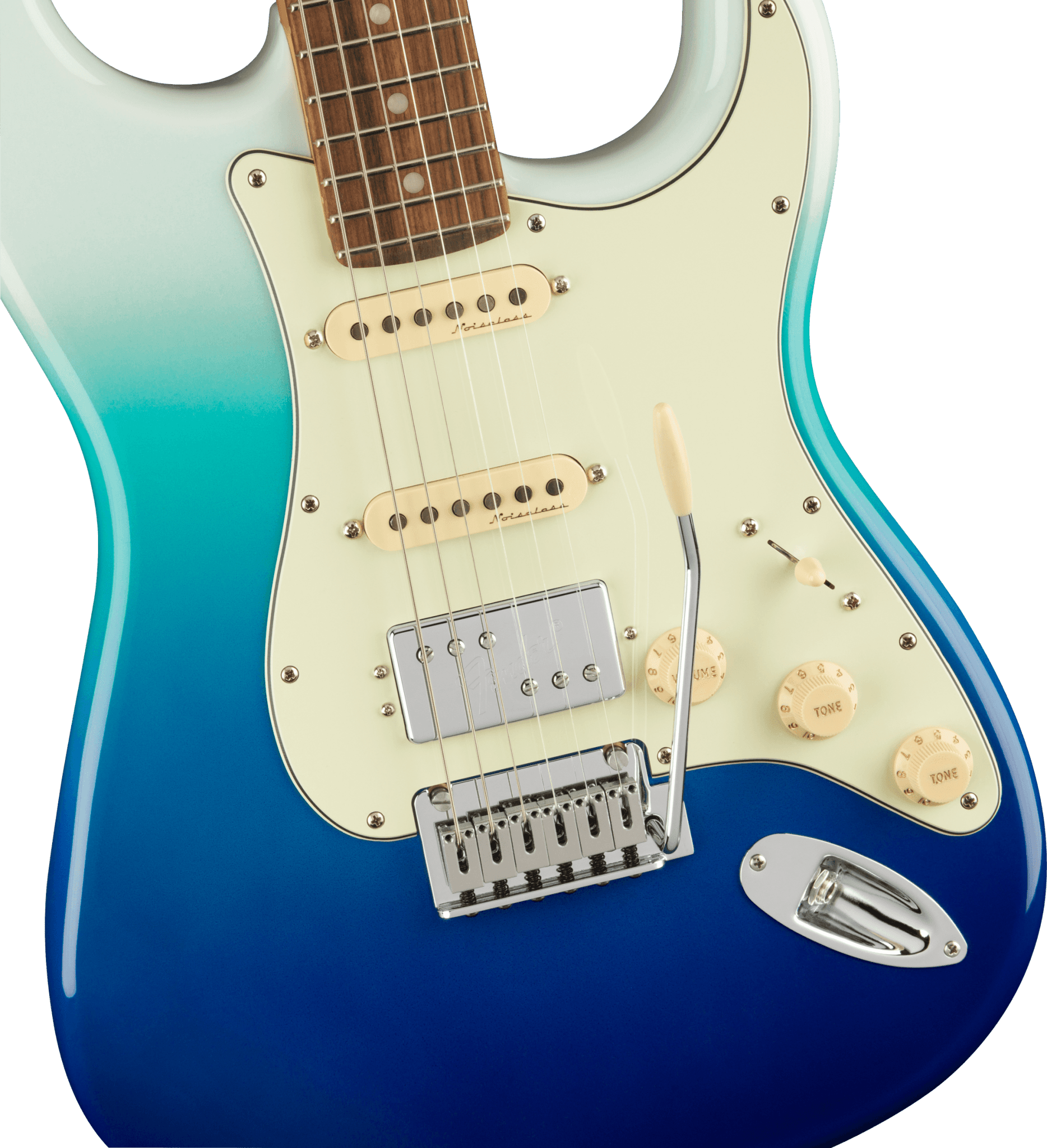 Fender Player Plus Stratocaster HSS, Pau Ferro Fingerboard, Belair Blue by FMIC