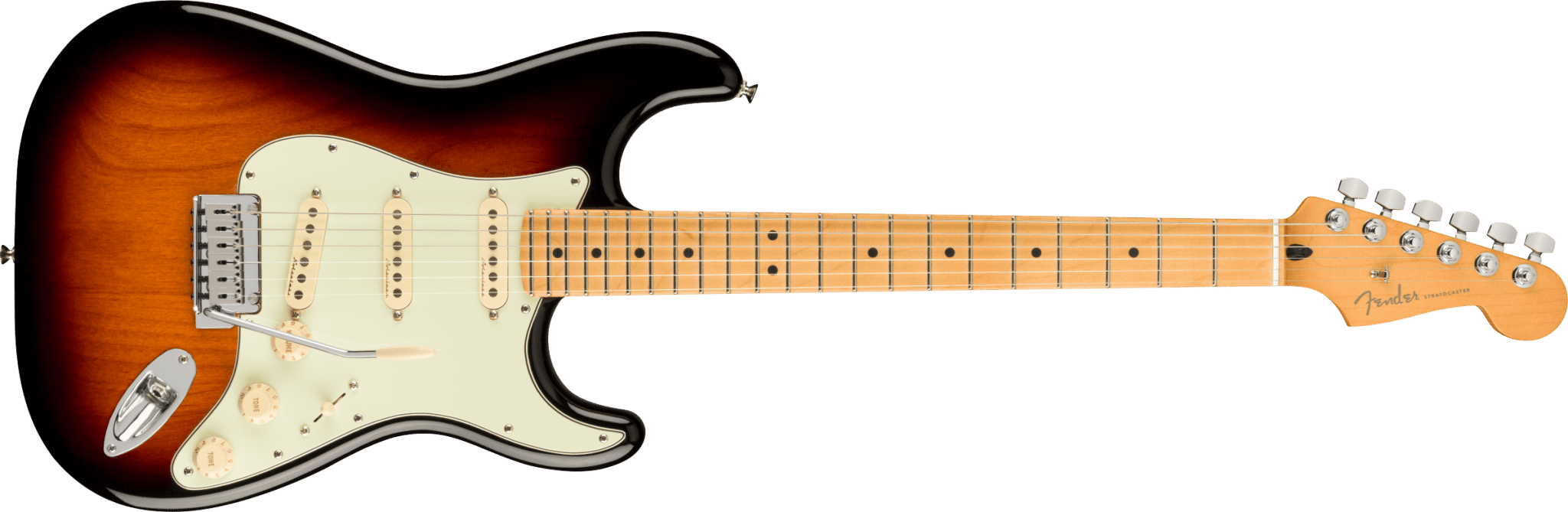 Fender Player Plus Stratocaster®, Maple Fingerboard, 3 - Color Sunburst by FMIC