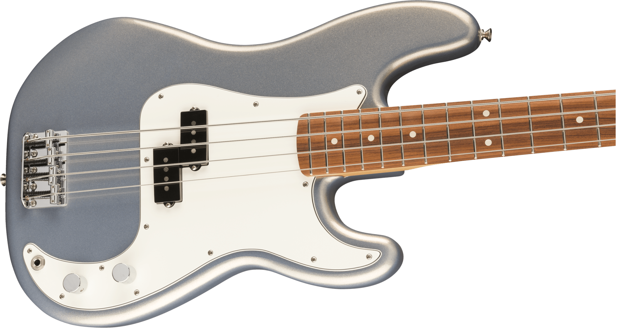 Fender Player Precision Bass®, Pau Ferro Fingerboard, Silver by FMIC