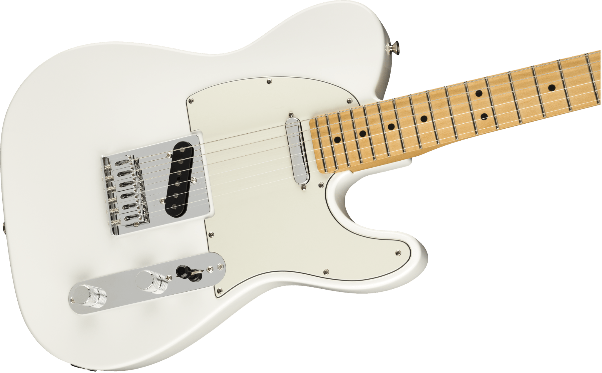 Fender Player Telecaster®, Maple Fingerboard, Polar White by FMIC