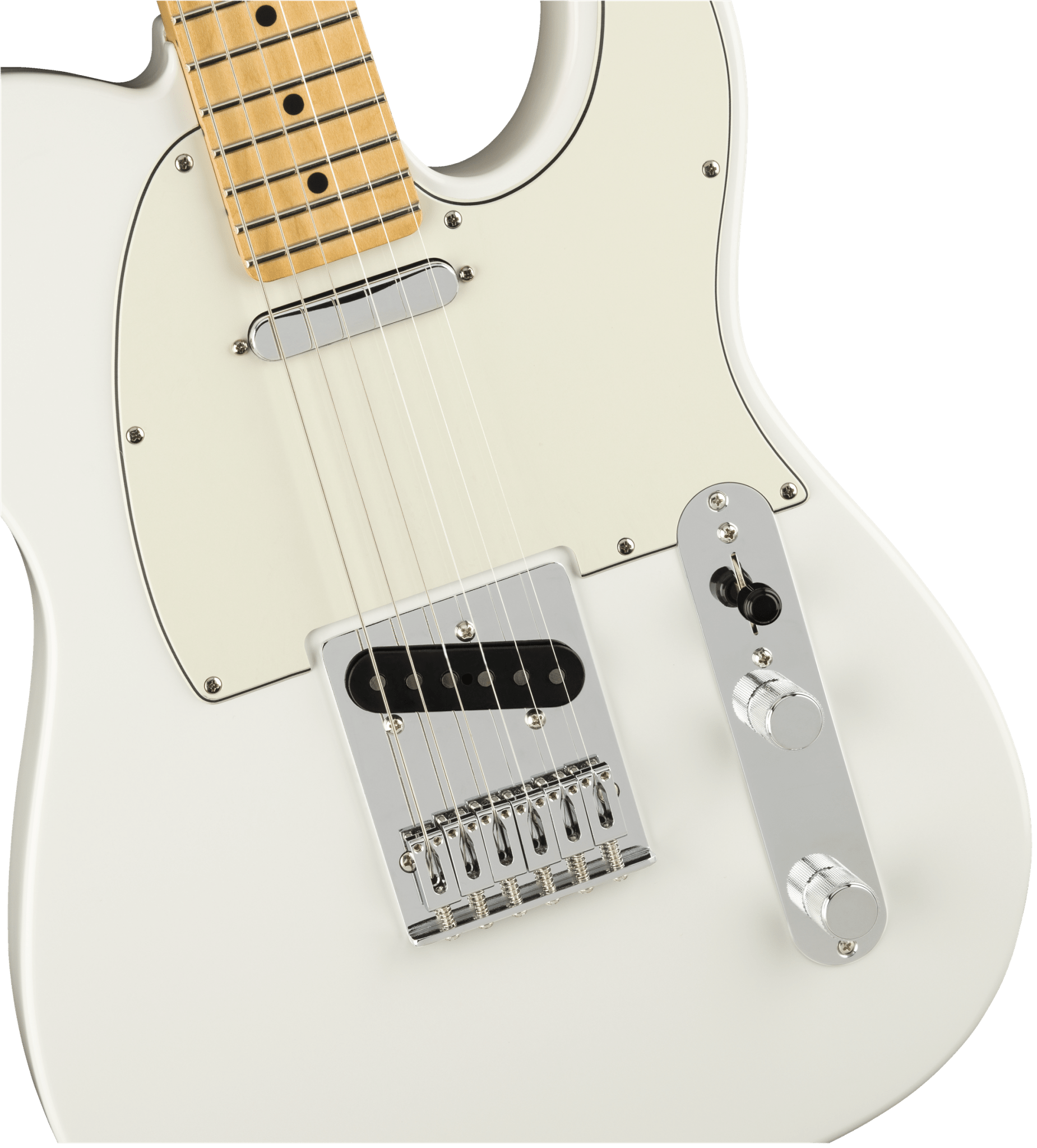 Fender Player Telecaster®, Maple Fingerboard, Polar White by FMIC