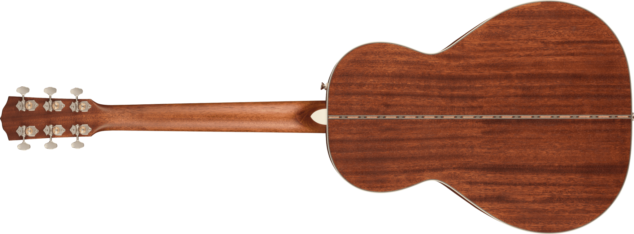 Fender PS - 220E Parlor, All Mahogany, Ovangkol Fingerboard, Aged Cognac Burst by FMIC