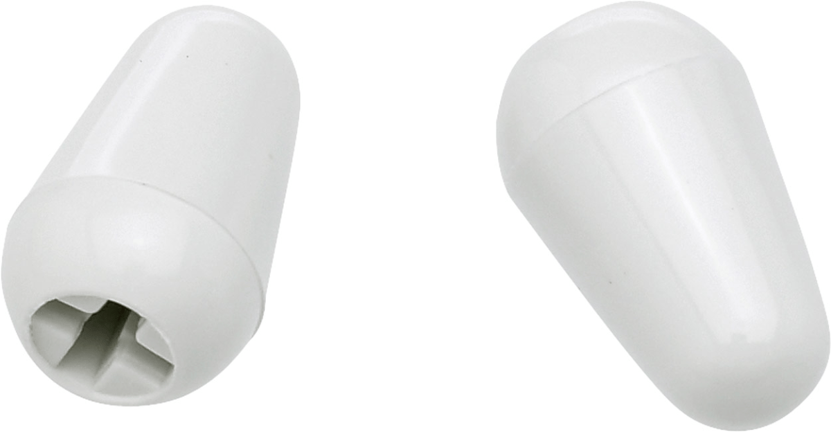 Fender Stratocaster® Switch Tips, White (2) by FMIC