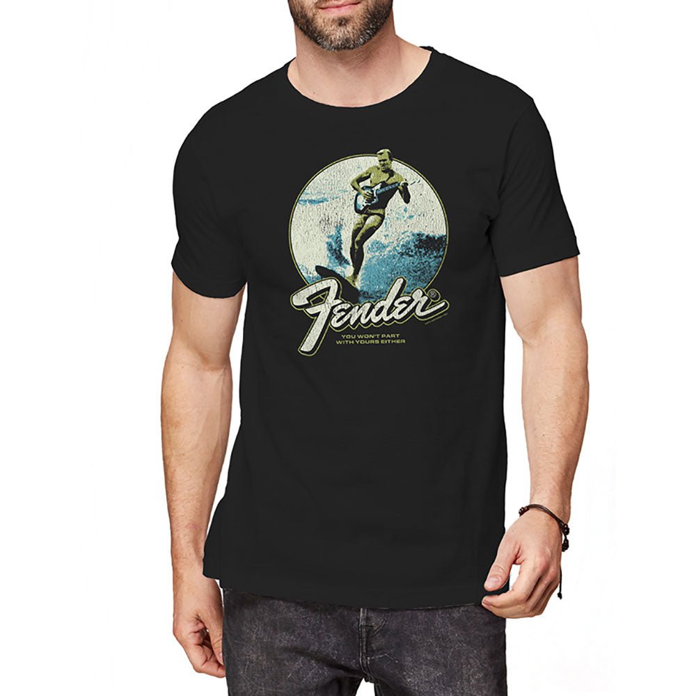 FENDER UNISEX TEE: SURFER by Rock Off Trade