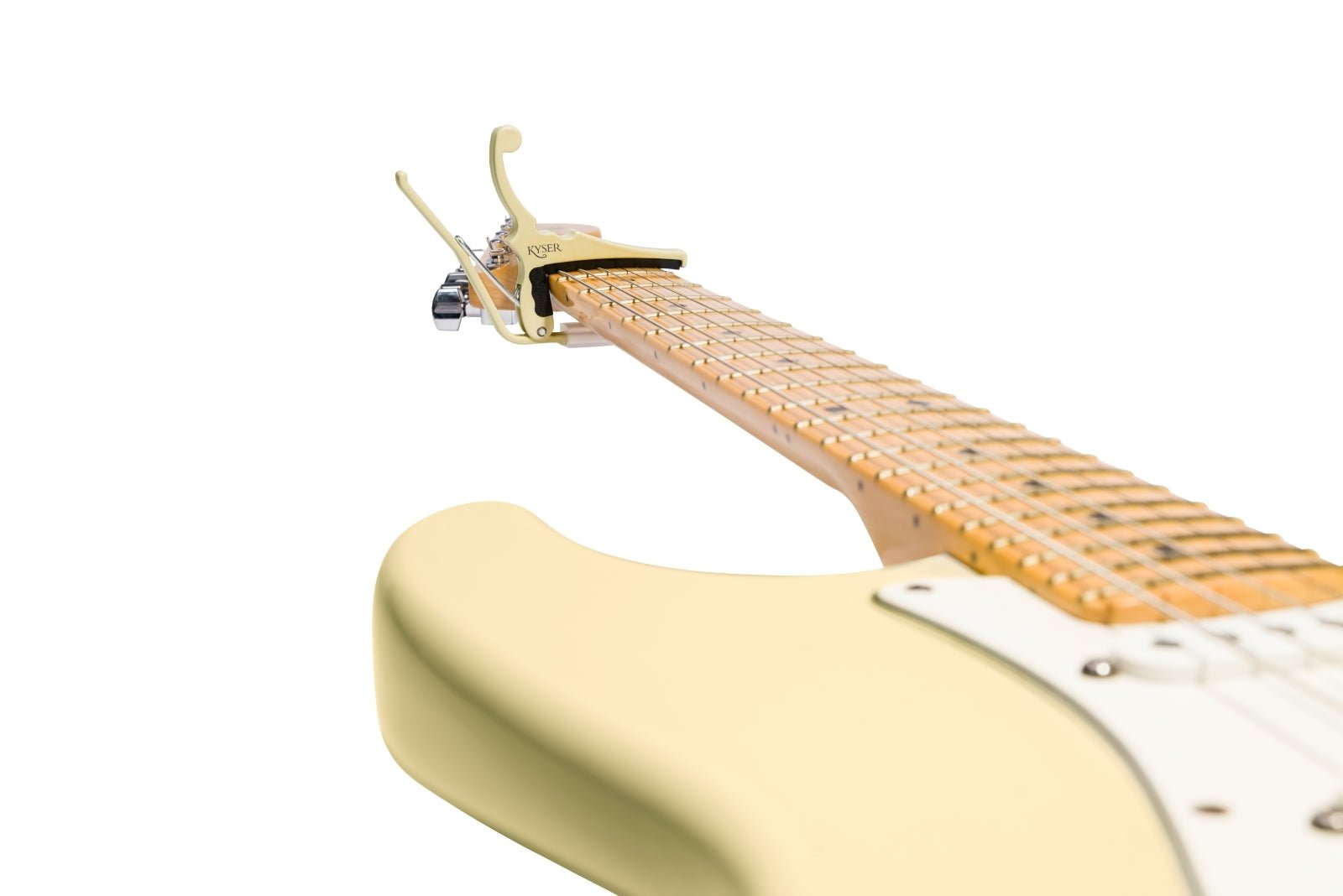 Fender x Kyser Electric Guitar Capo, Olympic White by Yorkville