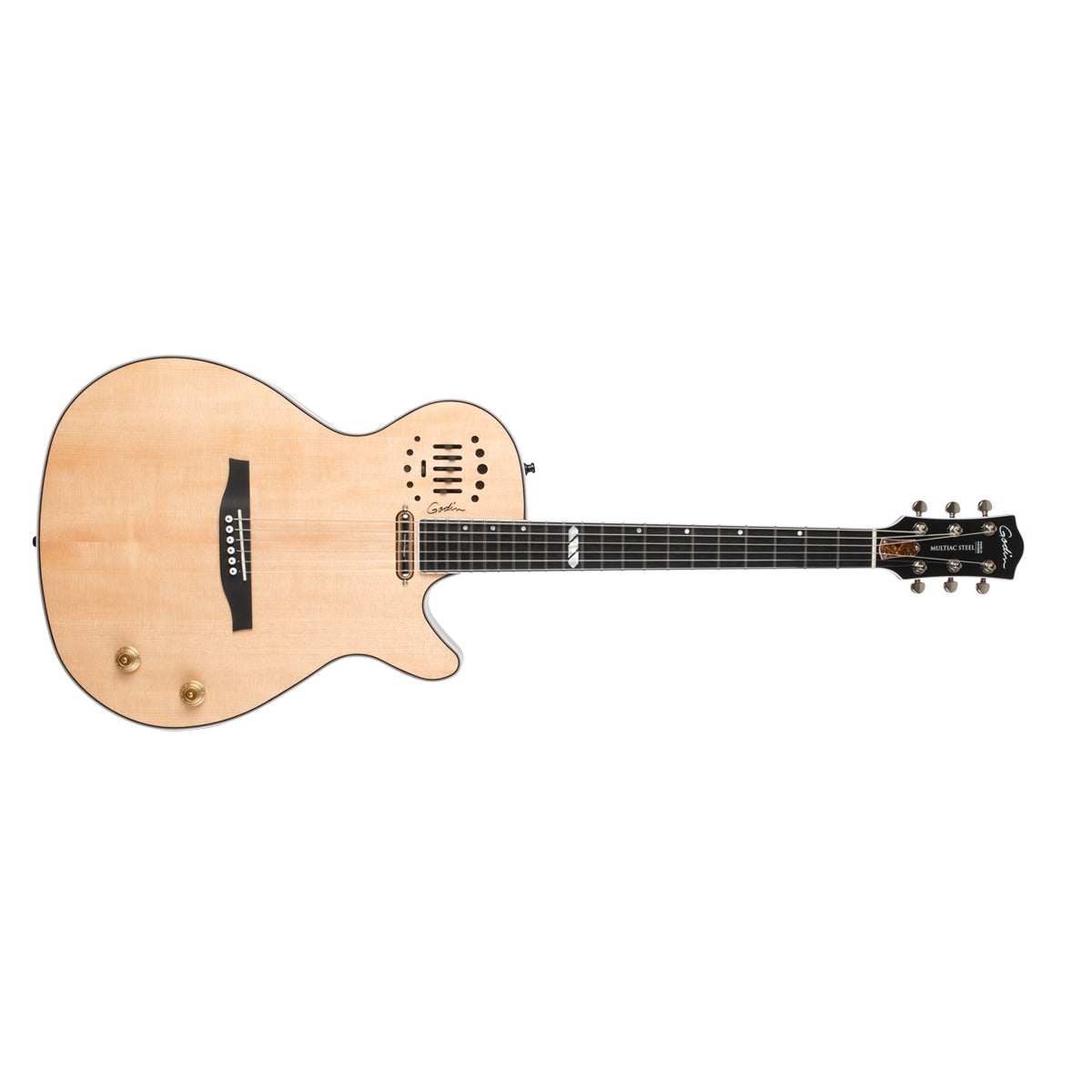 Godin Multiac Steel Natural HG with Tric Case by Godin Guitars