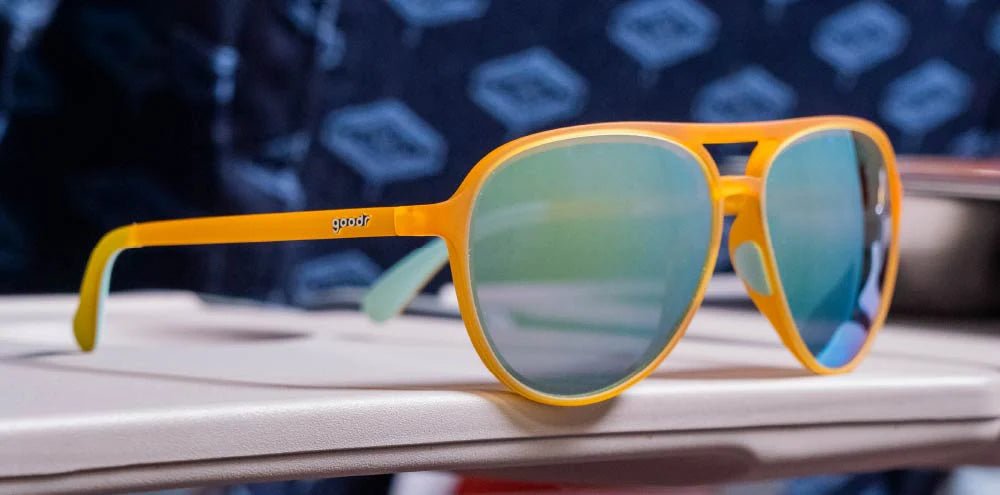 Goodr Sunglasses Cheesy Flight Attendant by Goodr