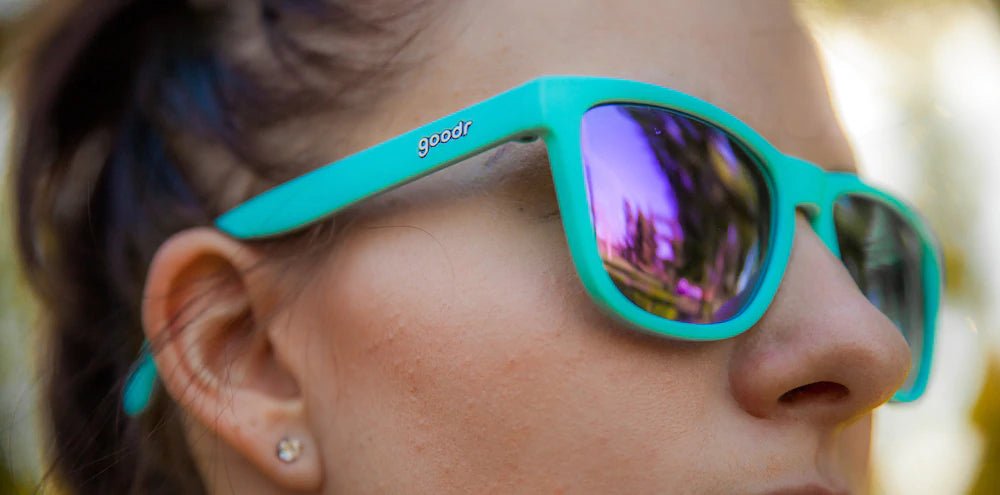 Goodr Sunglasses Electric Dinotopia Carnival by Goodr