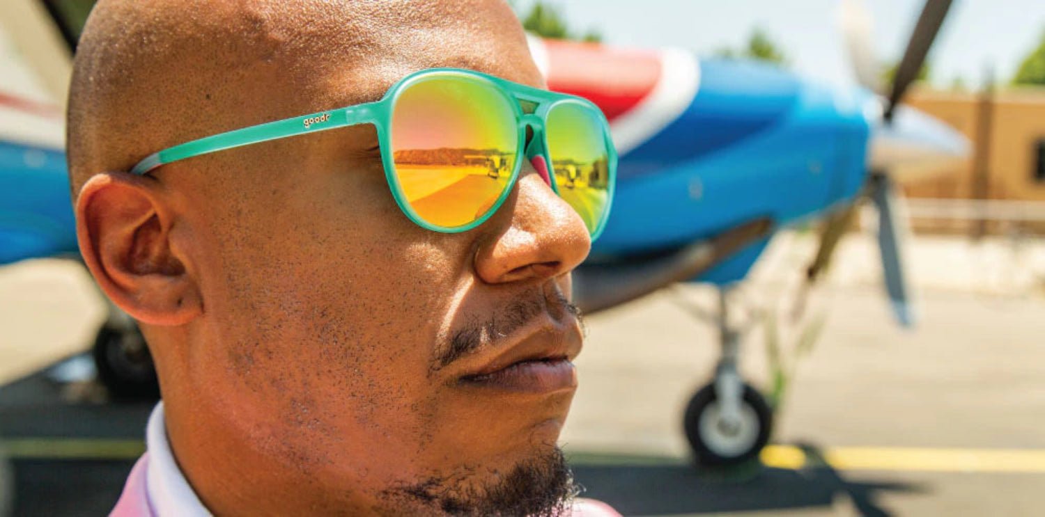 Goodr Sunglasses Kitty Hawker's Ray Blockers by Goodr
