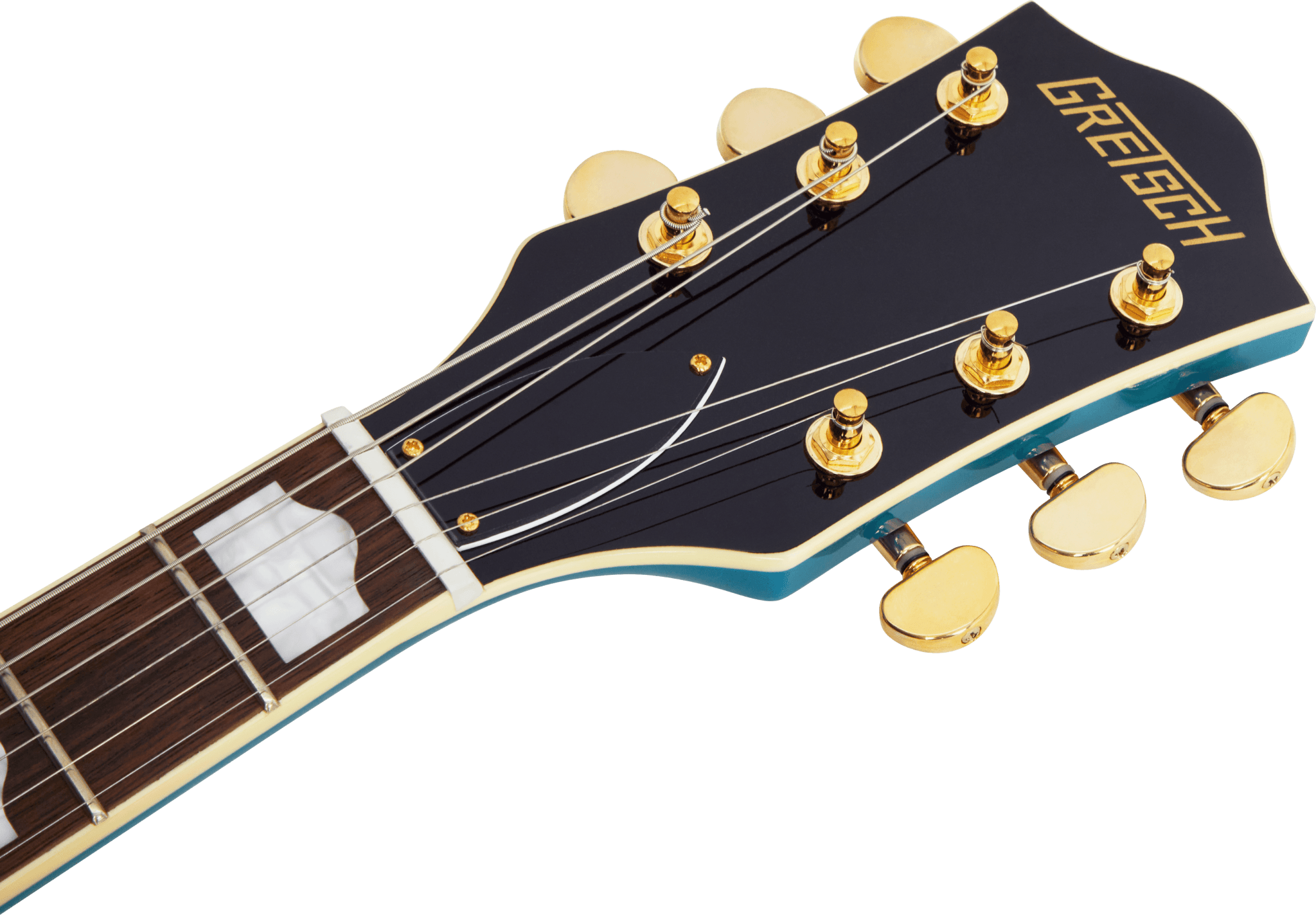 Gretsch G2410TG Streamliner™ Hollow Body Single - Cut with Bigsby® and Gold Hardware, Laurel Fingerboard, Ocean Turquoise by FMIC