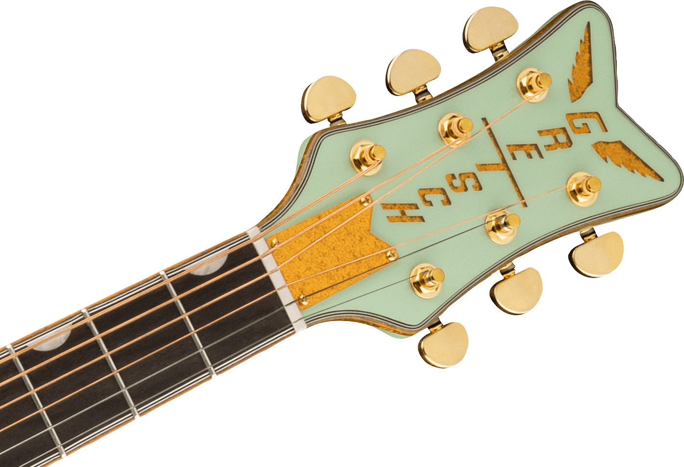 Gretsch G5021E Rancher™ Penguin™ Parlor Acoustic/Electric, Mint Metallic by FMIC